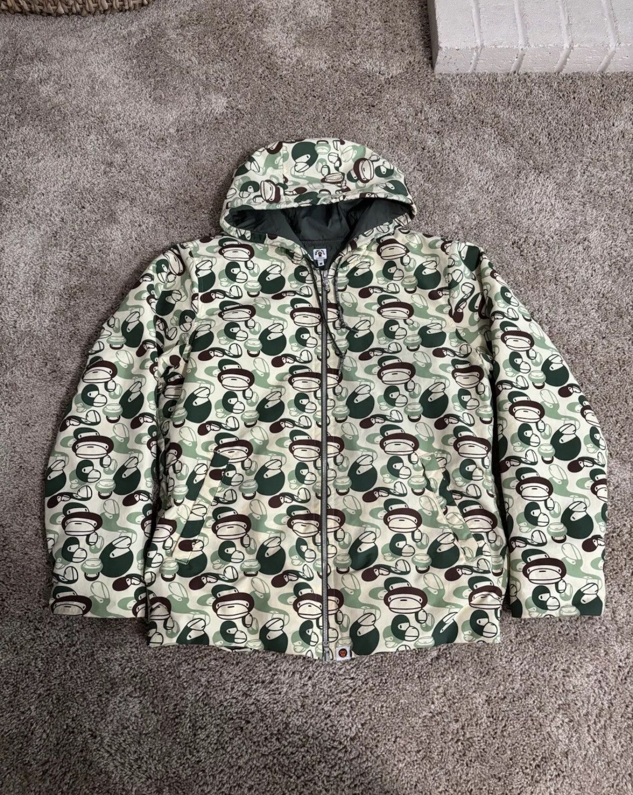 Bape Baby Milo Camo Puffer Jacket Size US M / EU 48-50 / 2 - 1 Thumbnail