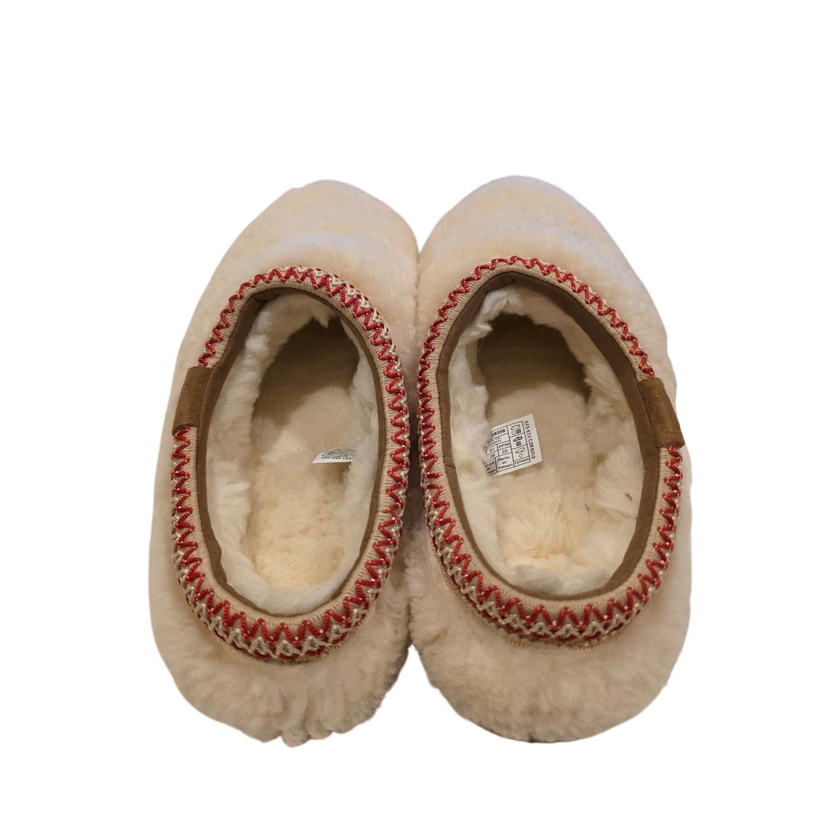 Ugg UGG Womens Shearling Wool Slippers Cream Cozy Slip On Size 8 Size US 8 / IT 38 - 13 Thumbnail