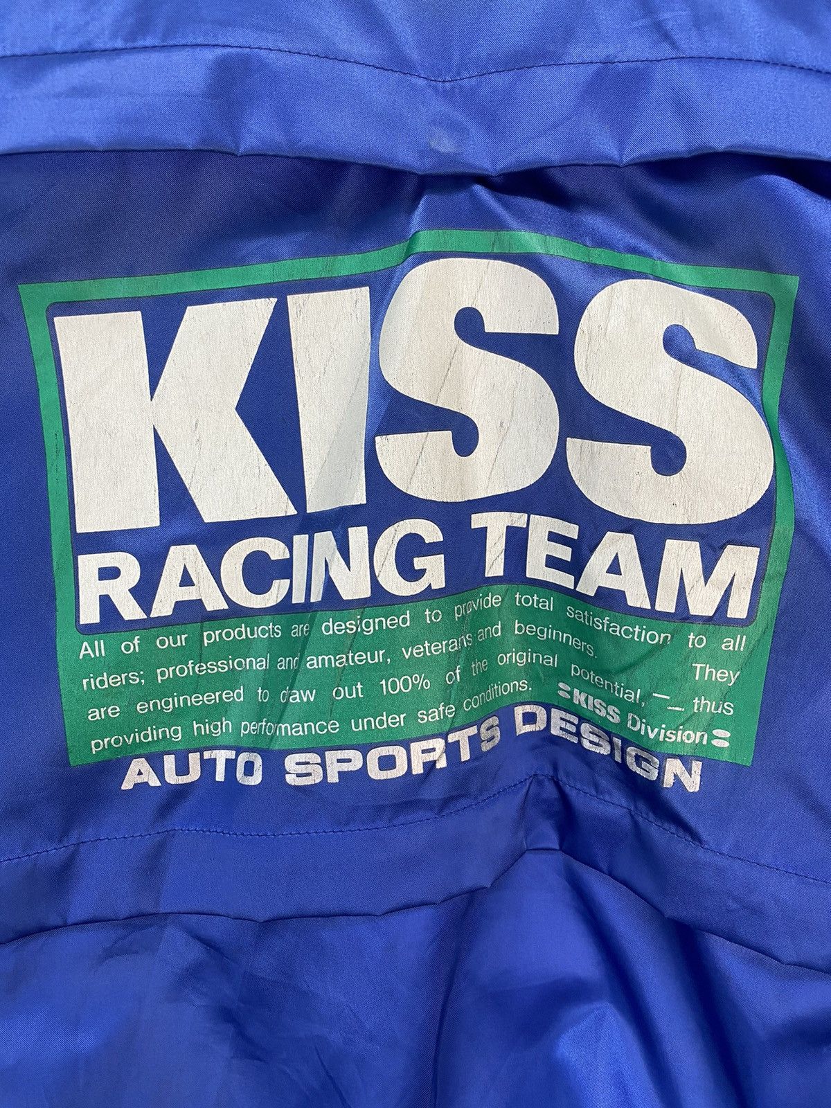 Vintage Vintage Kiss Racing Team Bomber Jacket Size US L / EU 52-54 / 3 - 8 Thumbnail