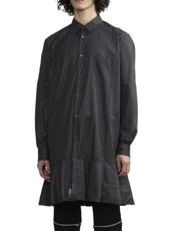 Comme des Garcons Homme Plus F/W 23 Stripe Peplum Shirt Size US S / EU 44-46 / 1 - 2 Thumbnail