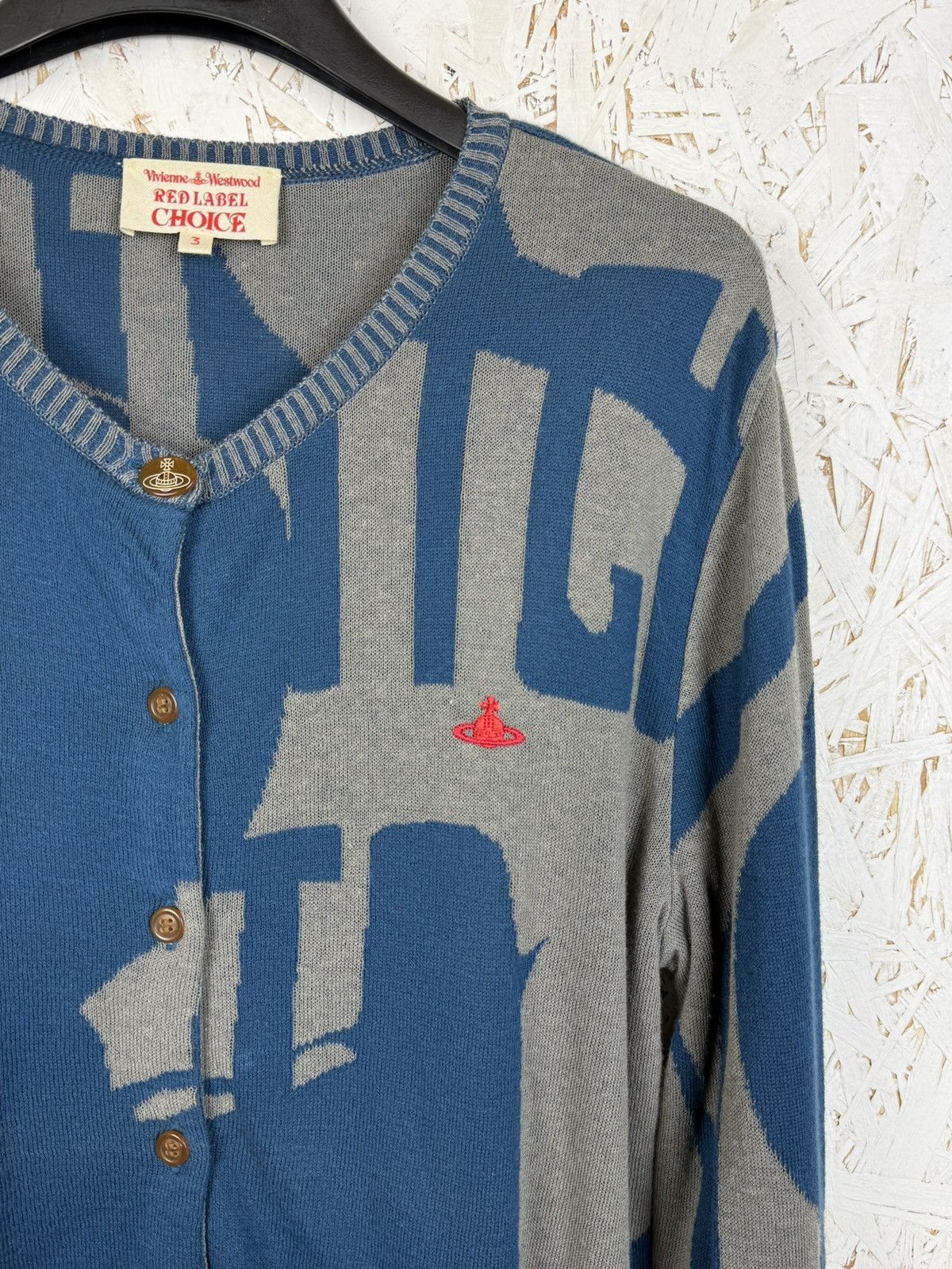 Vivienne Westwood Vivienne Westwood Red Label Allover Print Cardigan Size 3 Size L / US 10 / IT 46 - 2 Thumbnail