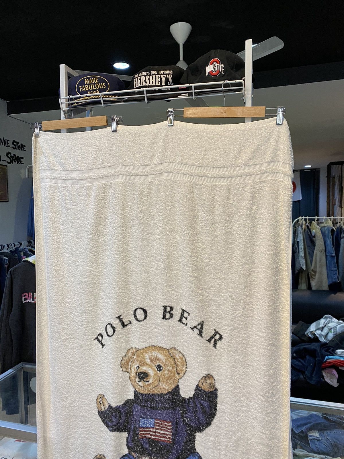 Polo Ralph Lauren Rare🔥Vintage Polo Bear Towel Size ONE SIZE - 3 Thumbnail