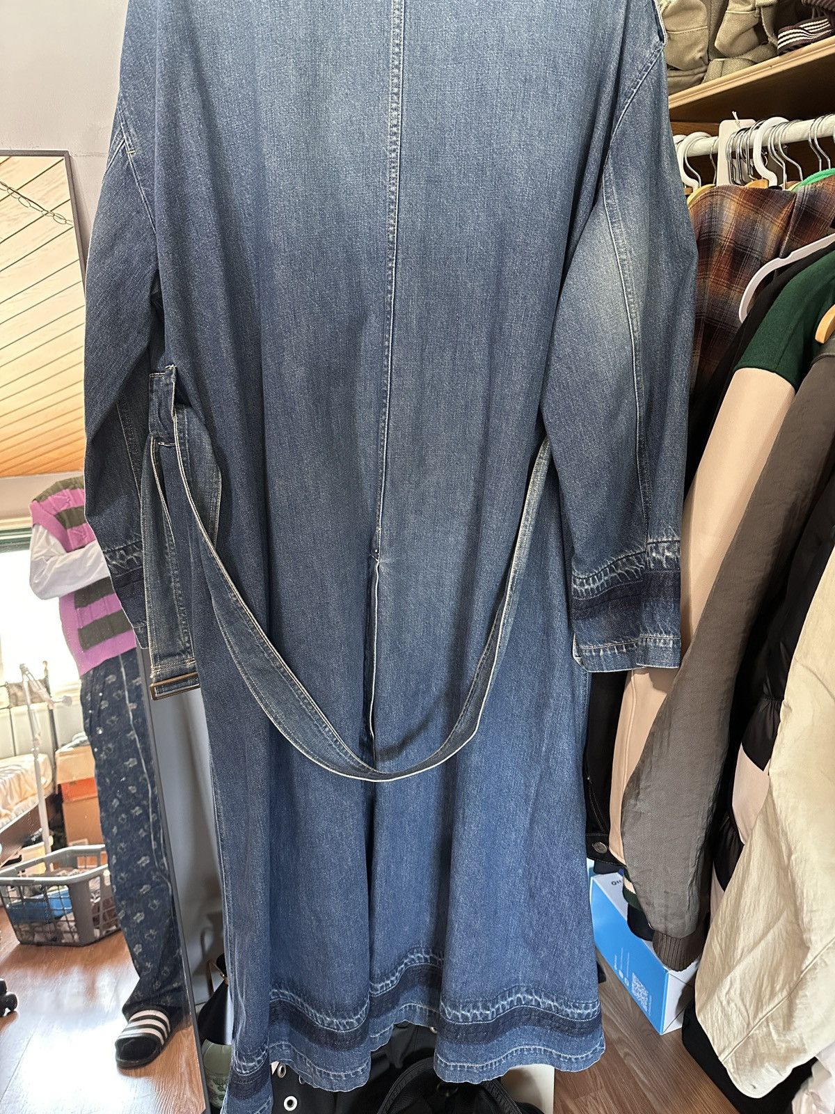 Kapital 11.5Oz Denim Dragging Coat (Journey Remake) K1910LJ123 Size US L / EU 52-54 / 3 - 7 Thumbnail