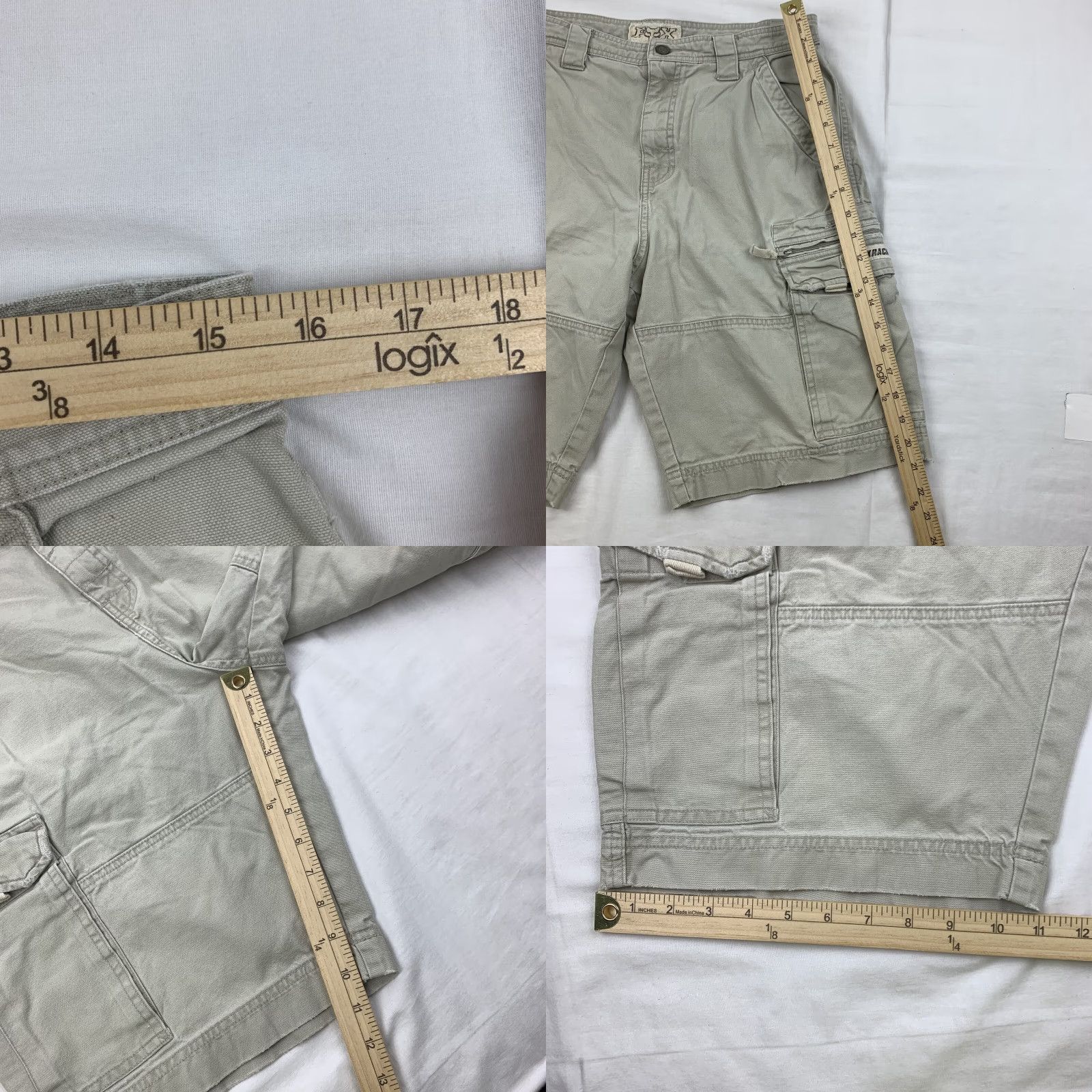 Fox Racing VINTAGE Fox Cargo Shorts Men Adult 30 Khaki Tan Baggy Fit Grunge Y2K Casual Urbanwear Size US 30 / EU 46 - 8 Thumbnail