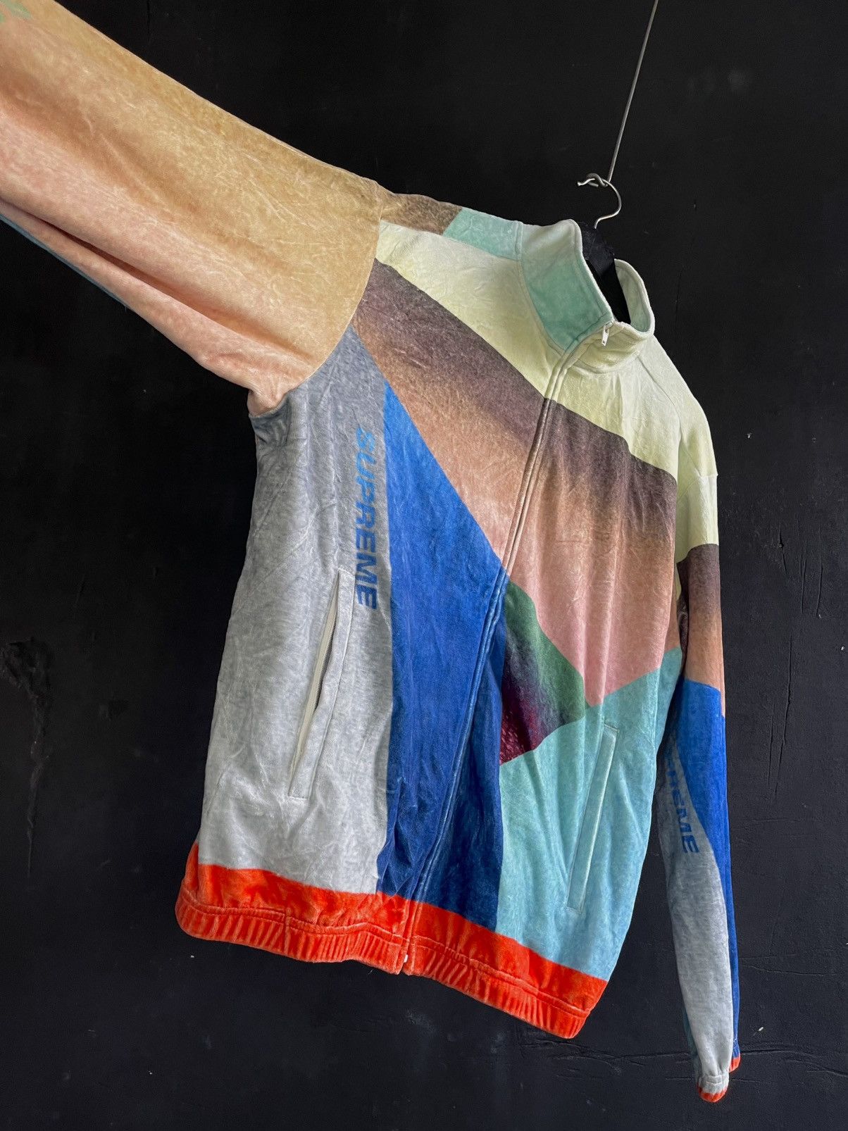 Supreme Supreme Geo Velour Track Jacket Multicolor Size US M / EU 48-50 / 2 - 3 Thumbnail