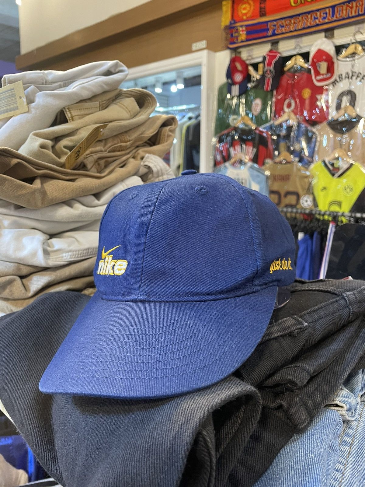 Nike Vintage Nike Spell Out Cap Size ONE SIZE - 1 Thumbnail