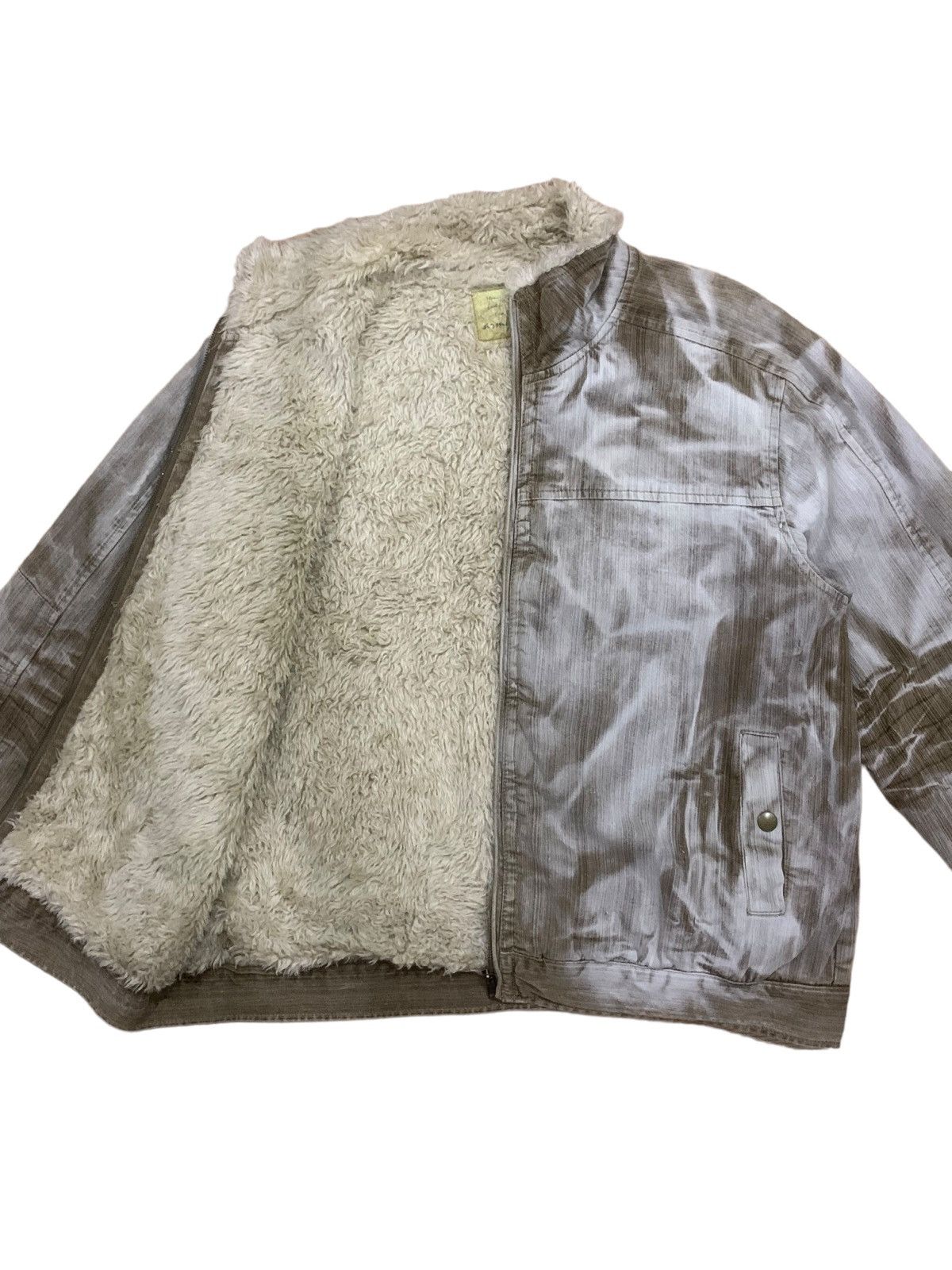 14th Addiction × If Six Was Nine × Japanese Brand Vintage Army Of Mol Fur Sherpa Bomber Jacket Size US L / EU 52-54 / 3 - 8 Thumbnail