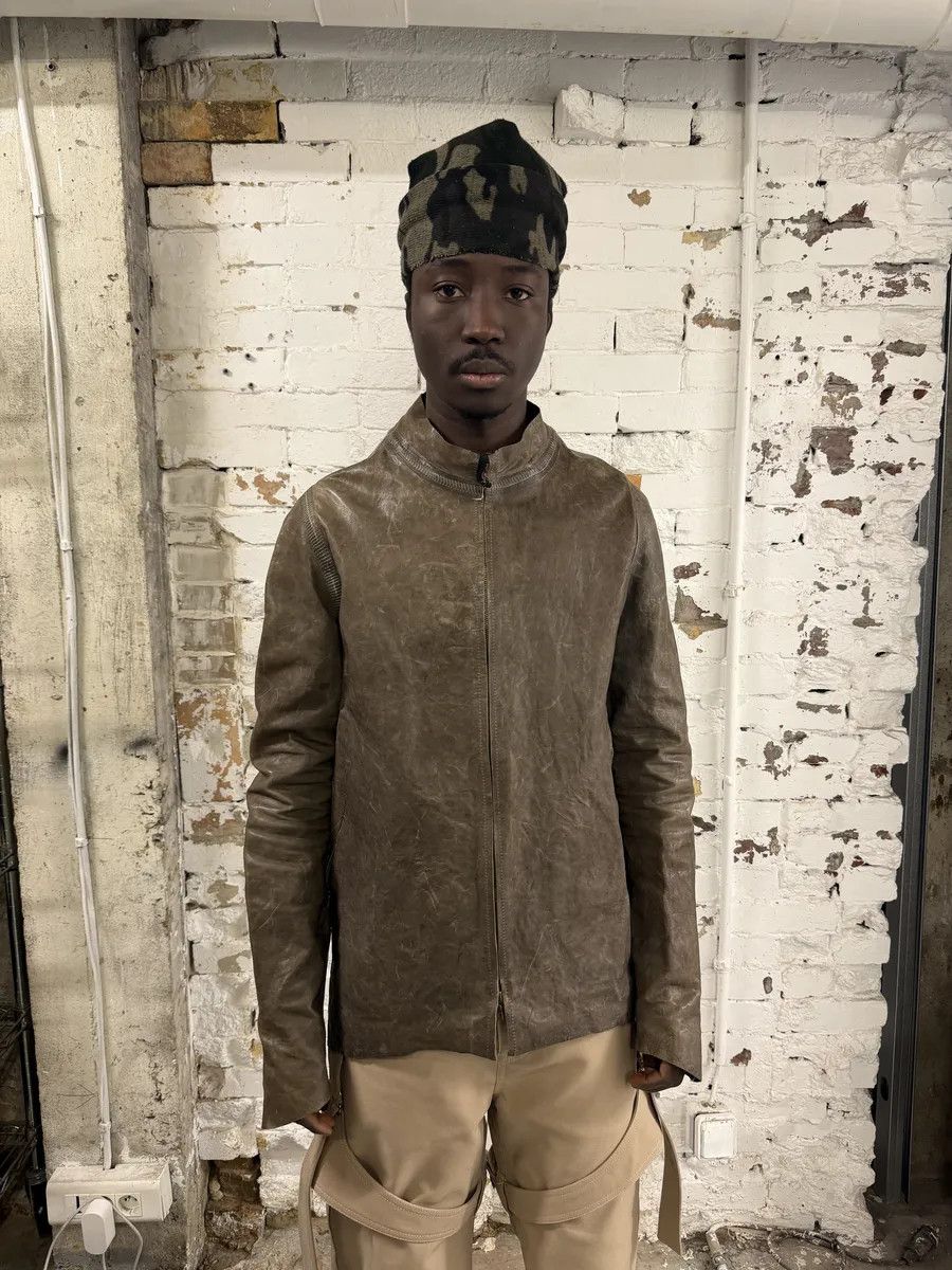 Isaac Sellam Experience FW2025 Isaac Sellam Anatomique Crasse Pouille Grey Leather Jacket Size US M / EU 48-50 / 2 - 3 Thumbnail