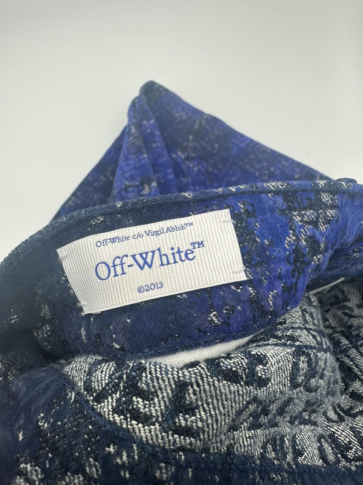 Off-White OFF-WHITE VELVET DENIM JEANS Size US 32 / EU 48 - 6 Thumbnail