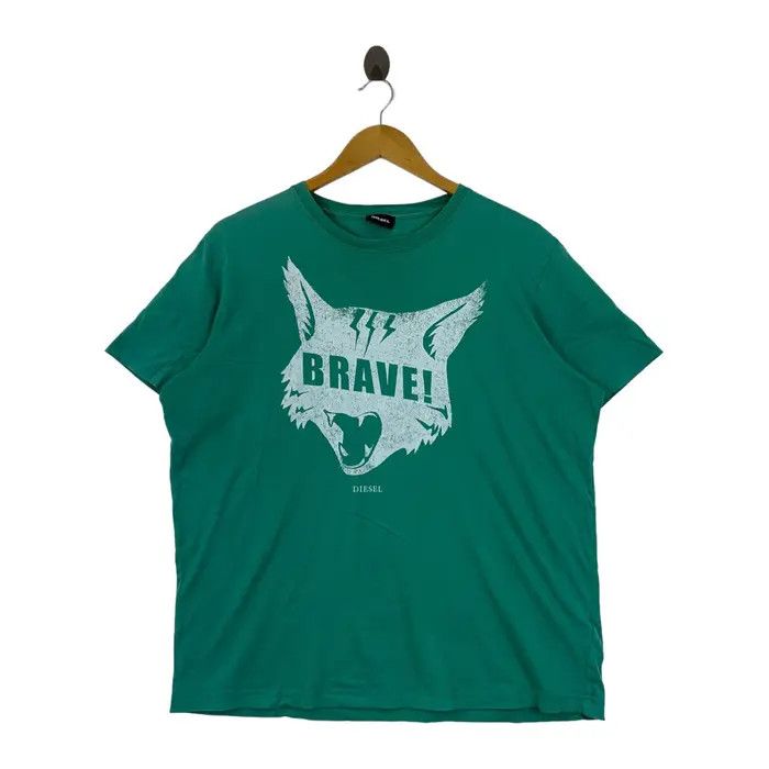 DIESEL ITALY BRAVE Wild Cat Independent Tee Shirt Top