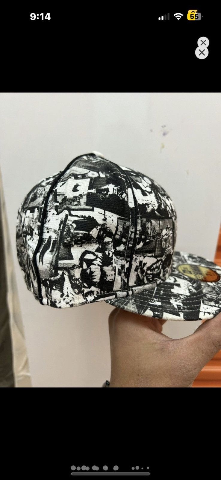 New Era ***FINAL DROP***RARE 00s ETNIES PHOTOGRAPH NEW ERA HAT 75/8 Size ONE SIZE - 6 Thumbnail
