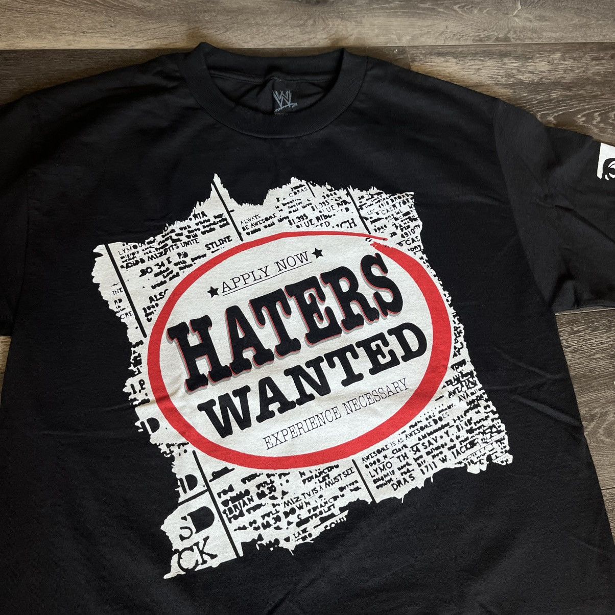 WWE New Vintage WWE The Miz Haters Wanted Double Sided Logo Tee Size US M / EU 48-50 / 2 - 3 Thumbnail