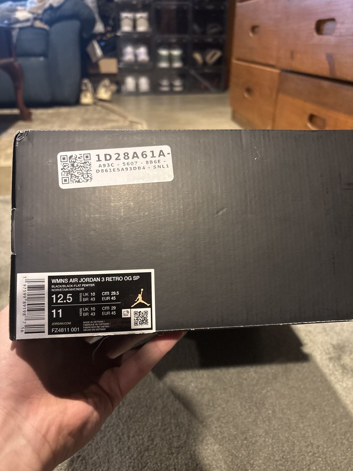 A Ma Maniere × Jordan Brand Jordan 3 A Ma Maniere Size 11M 12.5W Size US 11 / EU 44 - 7 Thumbnail