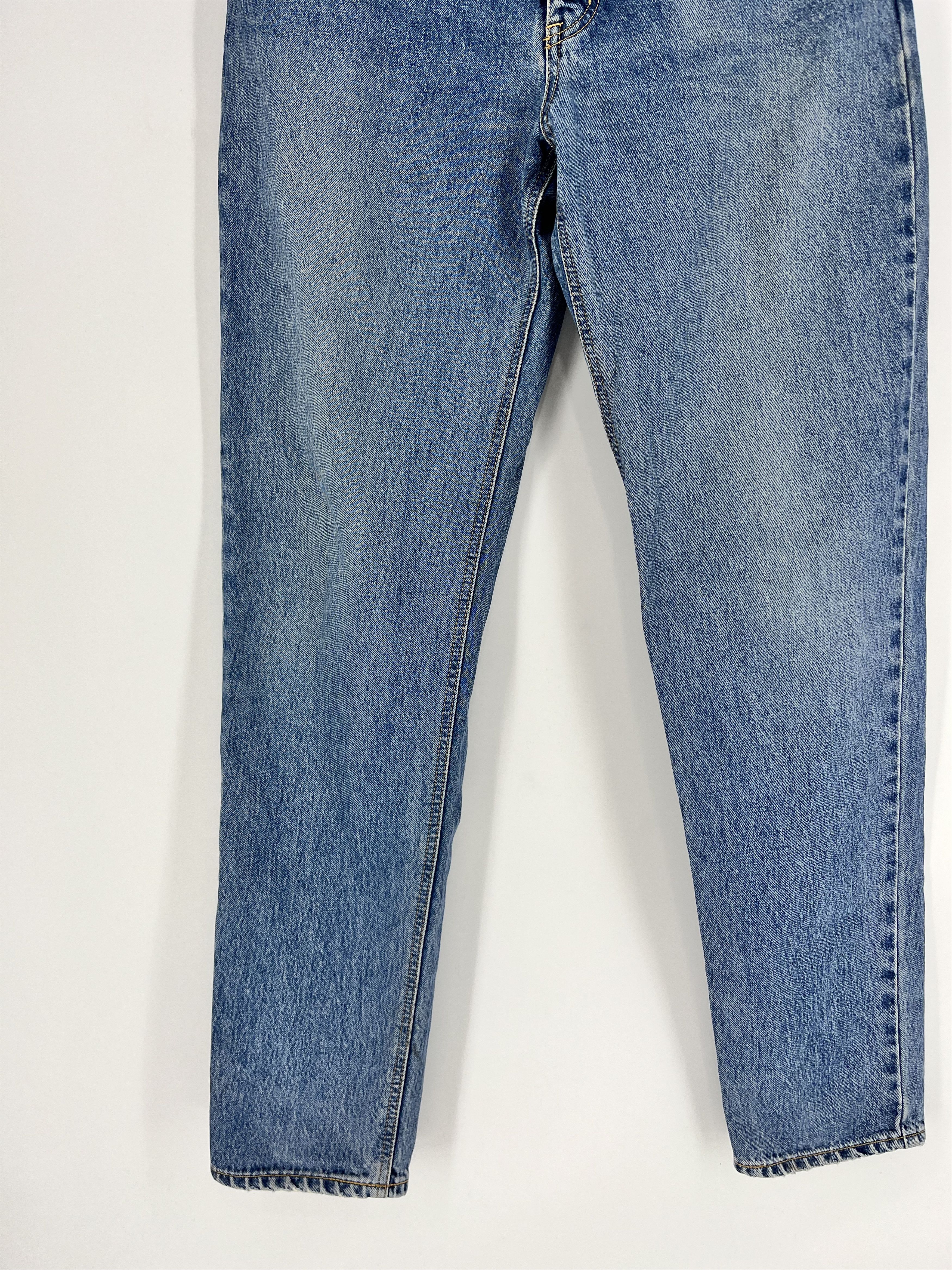 Edwin × Japanese Brand × Vintage Vintage 90s Edwin Made in Japan Tapered Navy Men’s Jeans Size US 33 - 8 Thumbnail