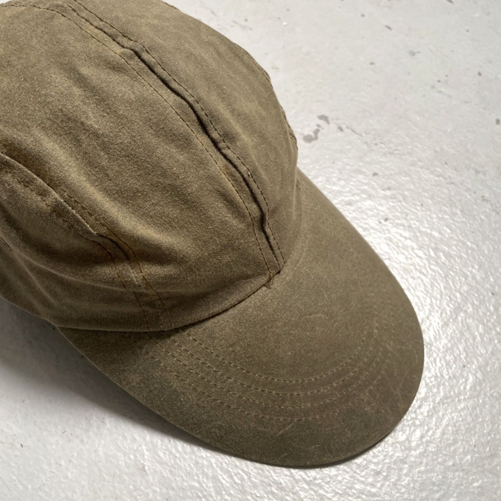 Filson VINTAGE Filson Duck Bill Canvas Long Brim Fishing Hat Cap USA Fitted (S-M) Mens Size ONE SIZE - 4 Thumbnail