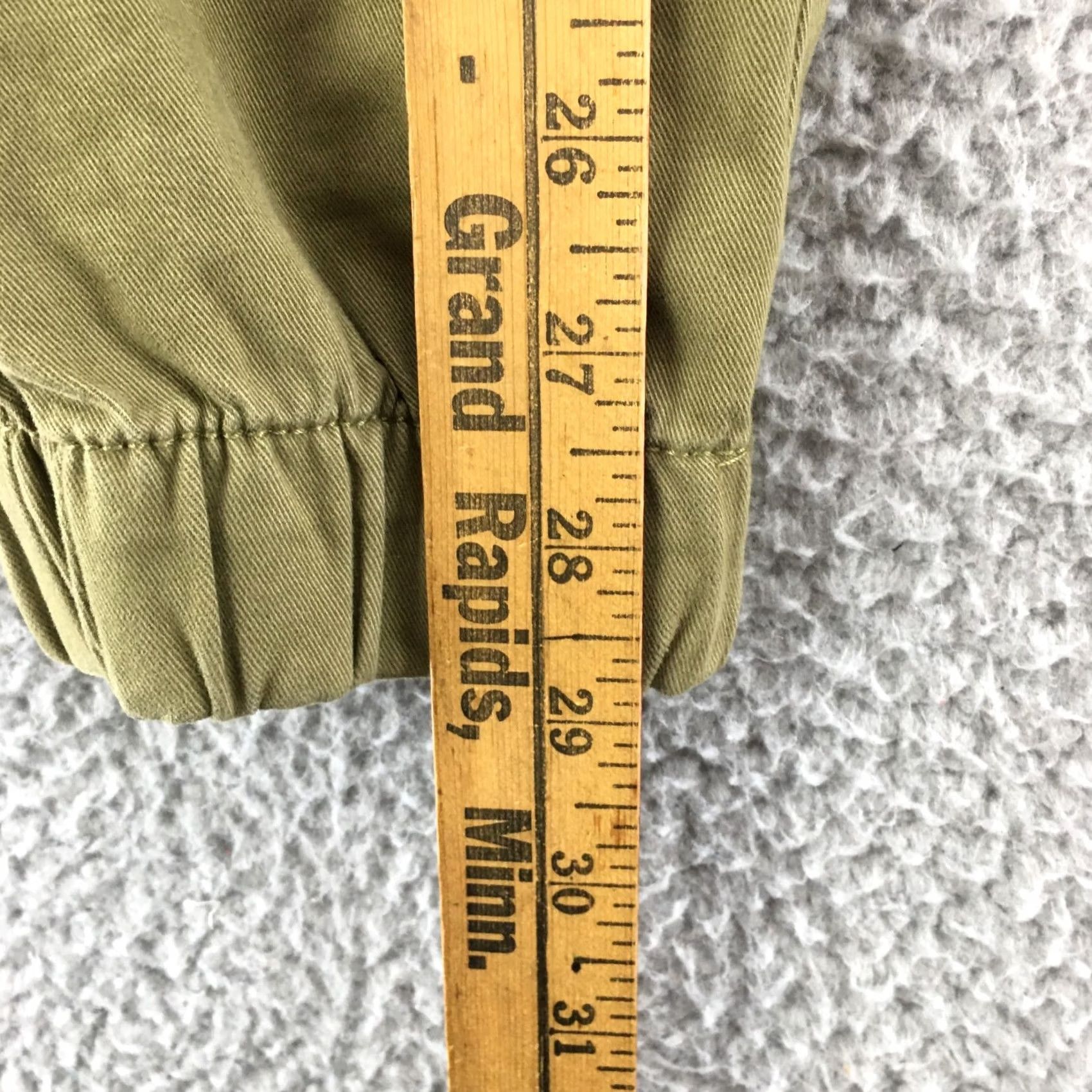 H&M Divided by H&M Cargo Jogger Pants Womens 4 Green High Rise Elastic Waistband Pants Size 27" / US 4 / IT 40 - 7 Thumbnail