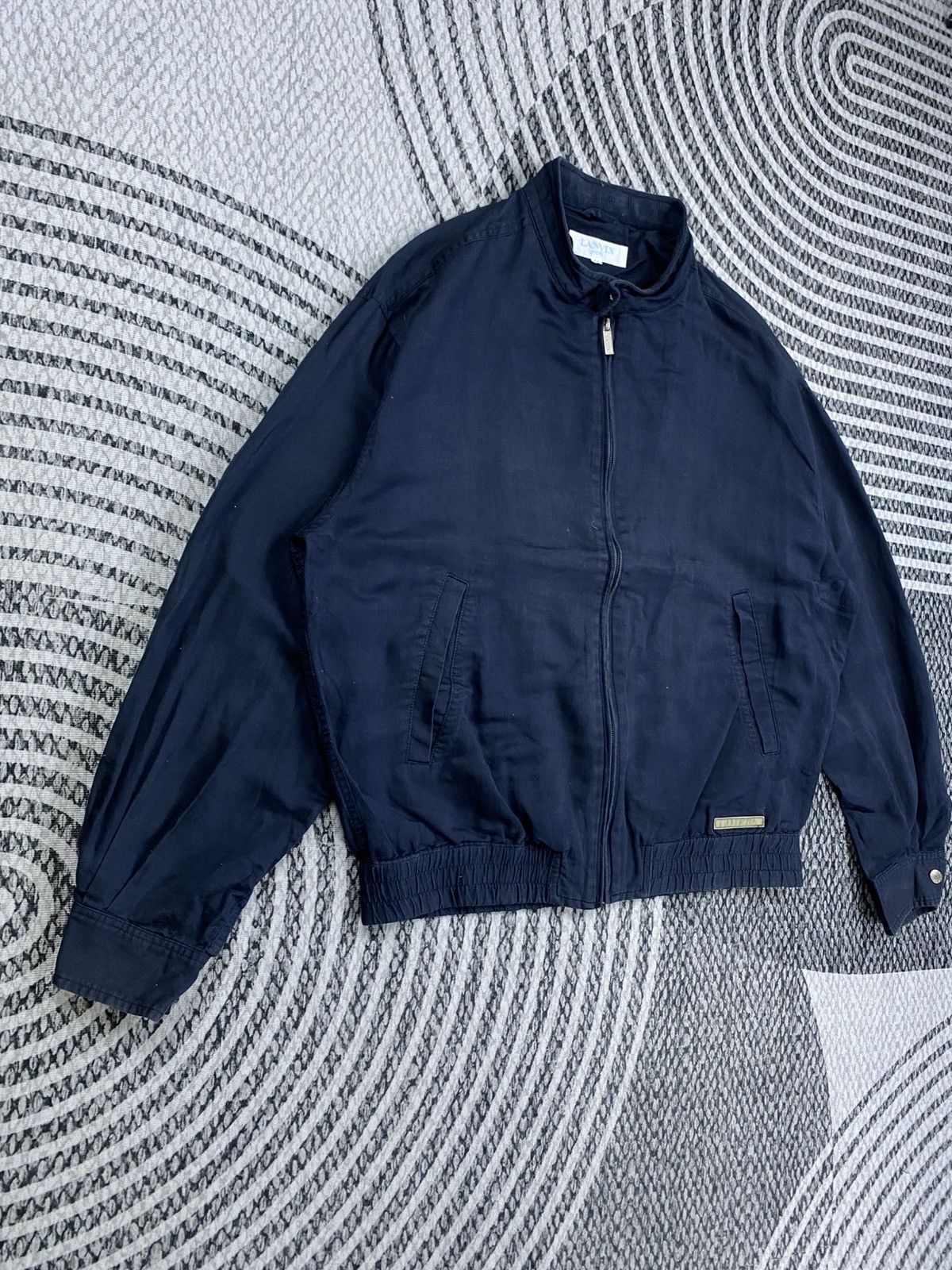 Lanvin Vintage Lanvin Sport Harington Style Zipper Jacket Size US L / EU 52-54 / 3 - 3 Thumbnail