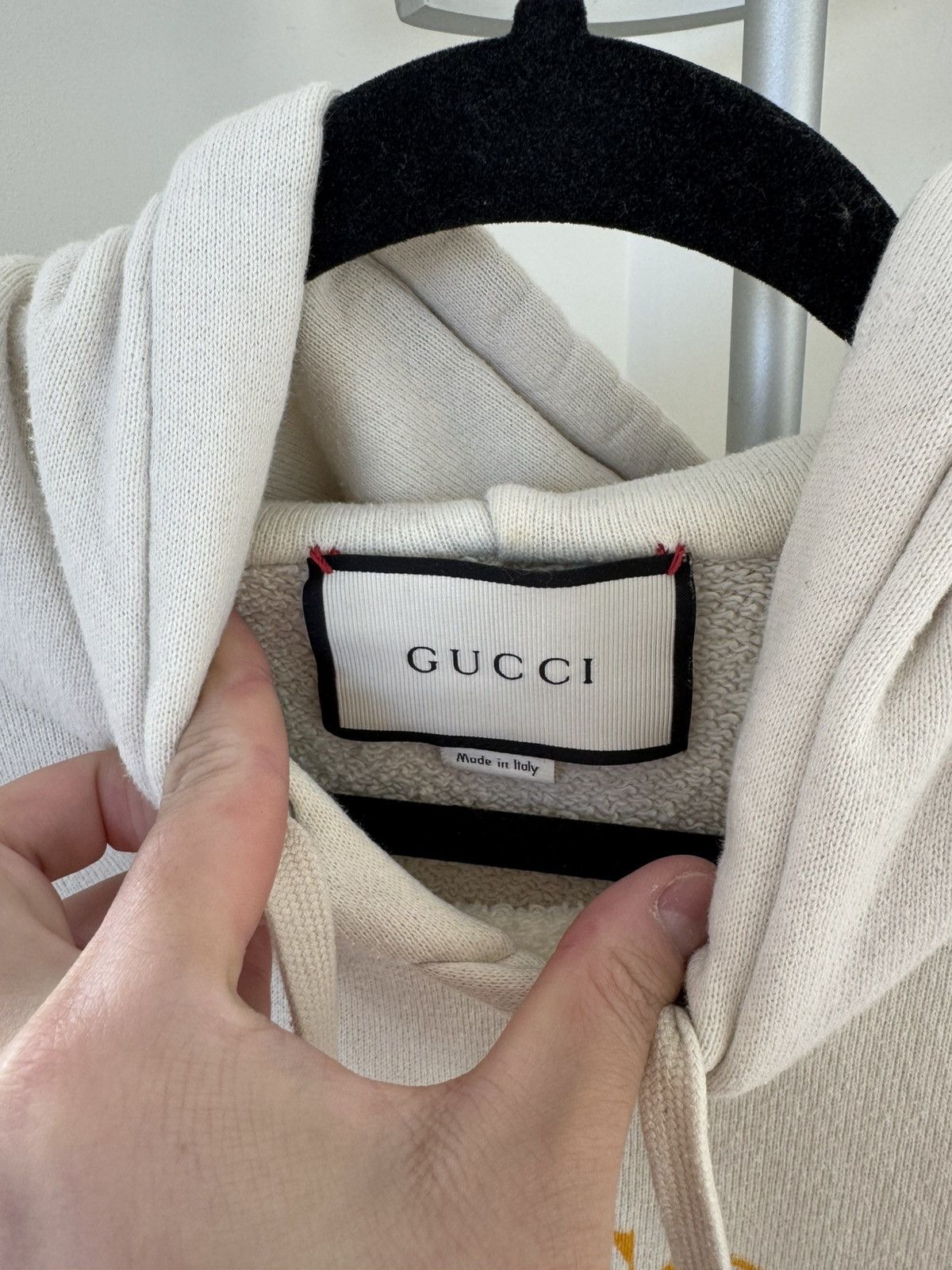 Gucci gucci hoodie white Size US L / EU 52-54 / 3 - 3 Thumbnail