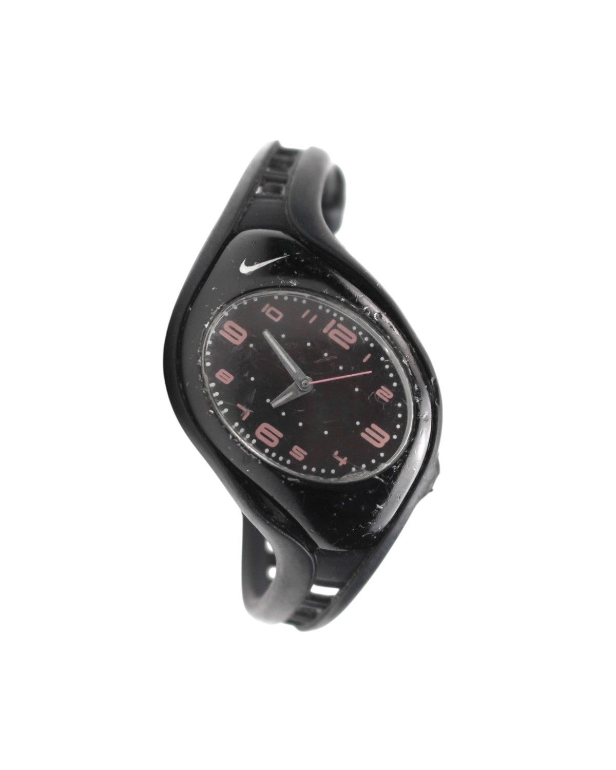 Nike 2000S NIKE TRIAX – BLACK/PINK ANALOG SPORTS WATCH Size ONE SIZE - 2 Thumbnail