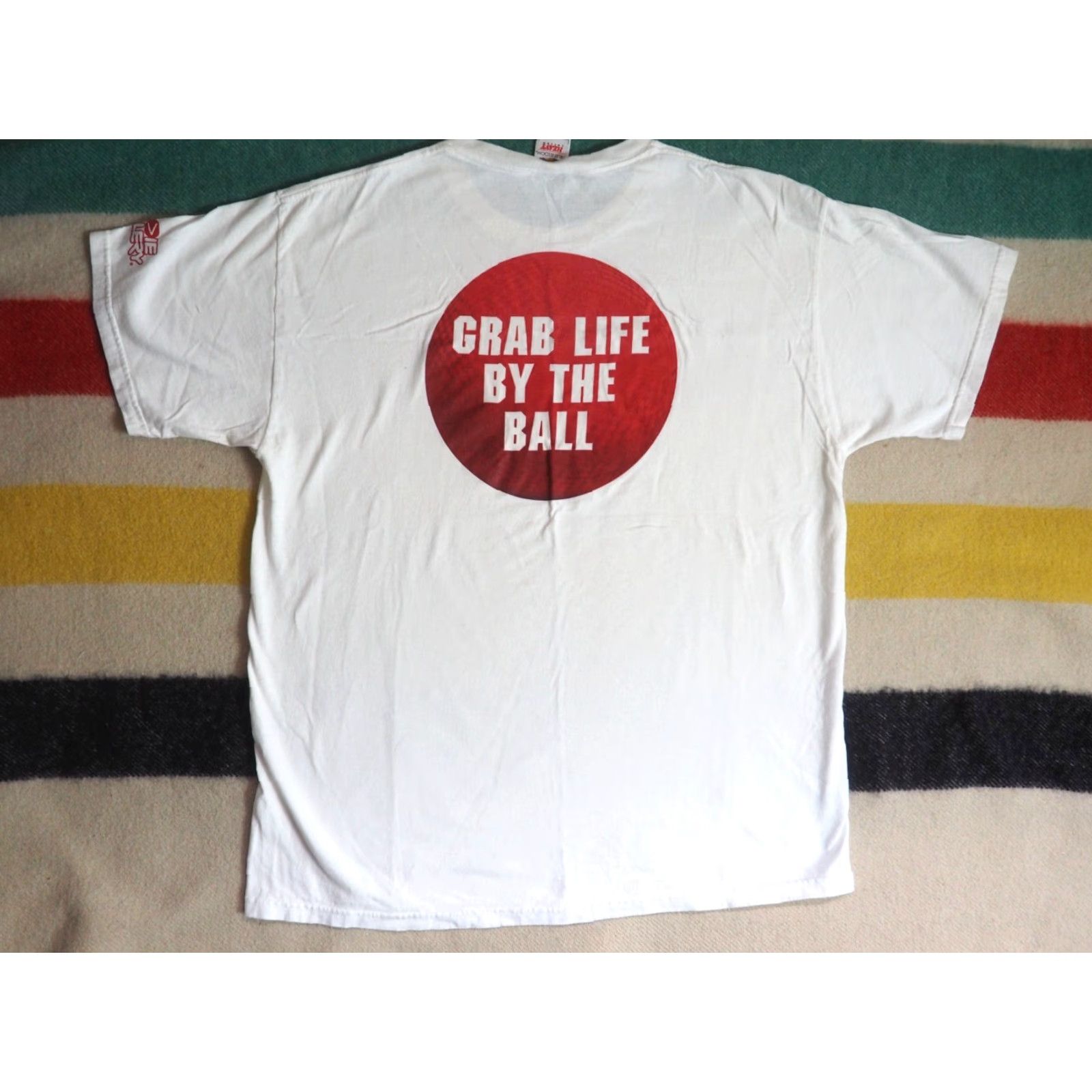 Fruit Of The Loom VINTAGE Fruit of the Loom Dodgeball Movie Promo Comedy White Tee T-Shirt Mens XL Size US XL / EU 56 / 4 - 2 Thumbnail