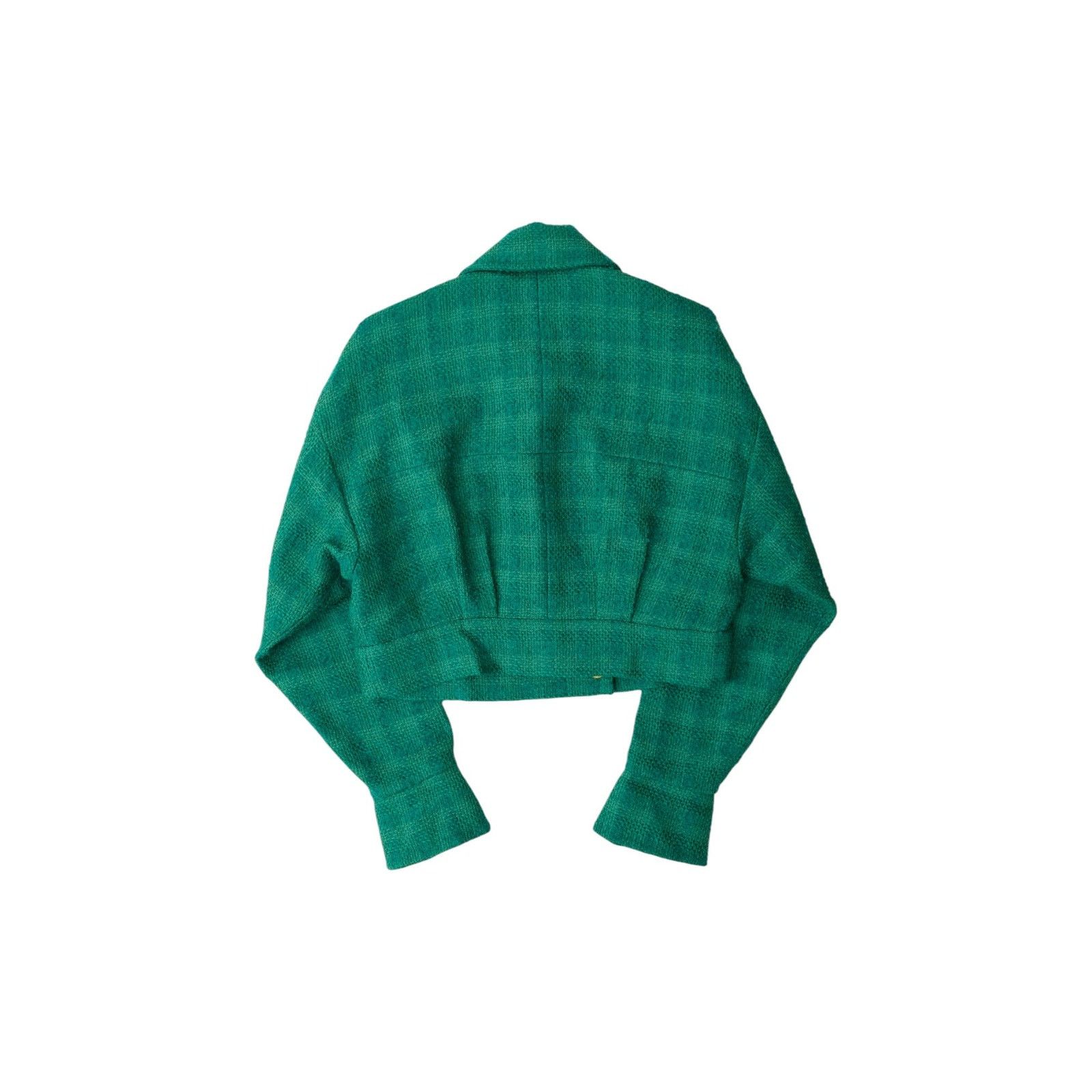 Chanel S/S 2006 Green Tweed Jacket Size XS / US 0-2 / IT 36-38 - 3 Thumbnail