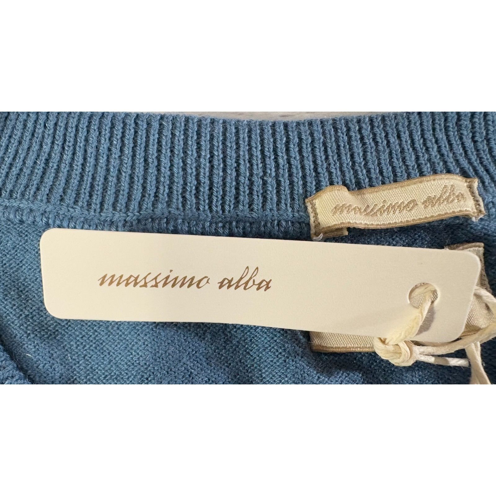 Massimo Alba Massimo Alba Cotton cashmere jersey t-shirt sz M color blue Size US M / EU 48-50 / 2 - 3 Thumbnail