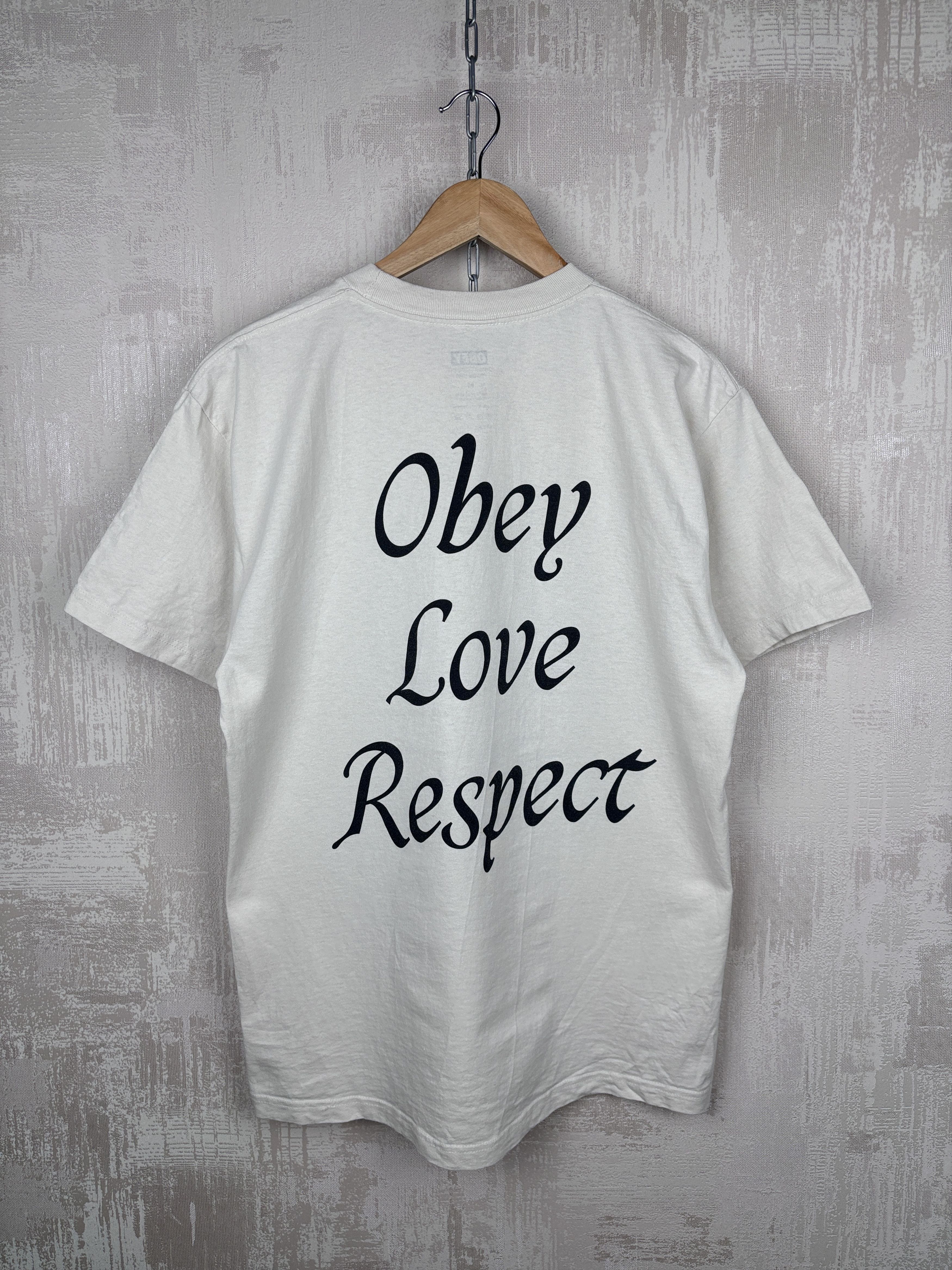 Obey Obey Love Respect Butterfly Classic T-Shirt Size US M / EU 48-50 / 2 - 13 Thumbnail