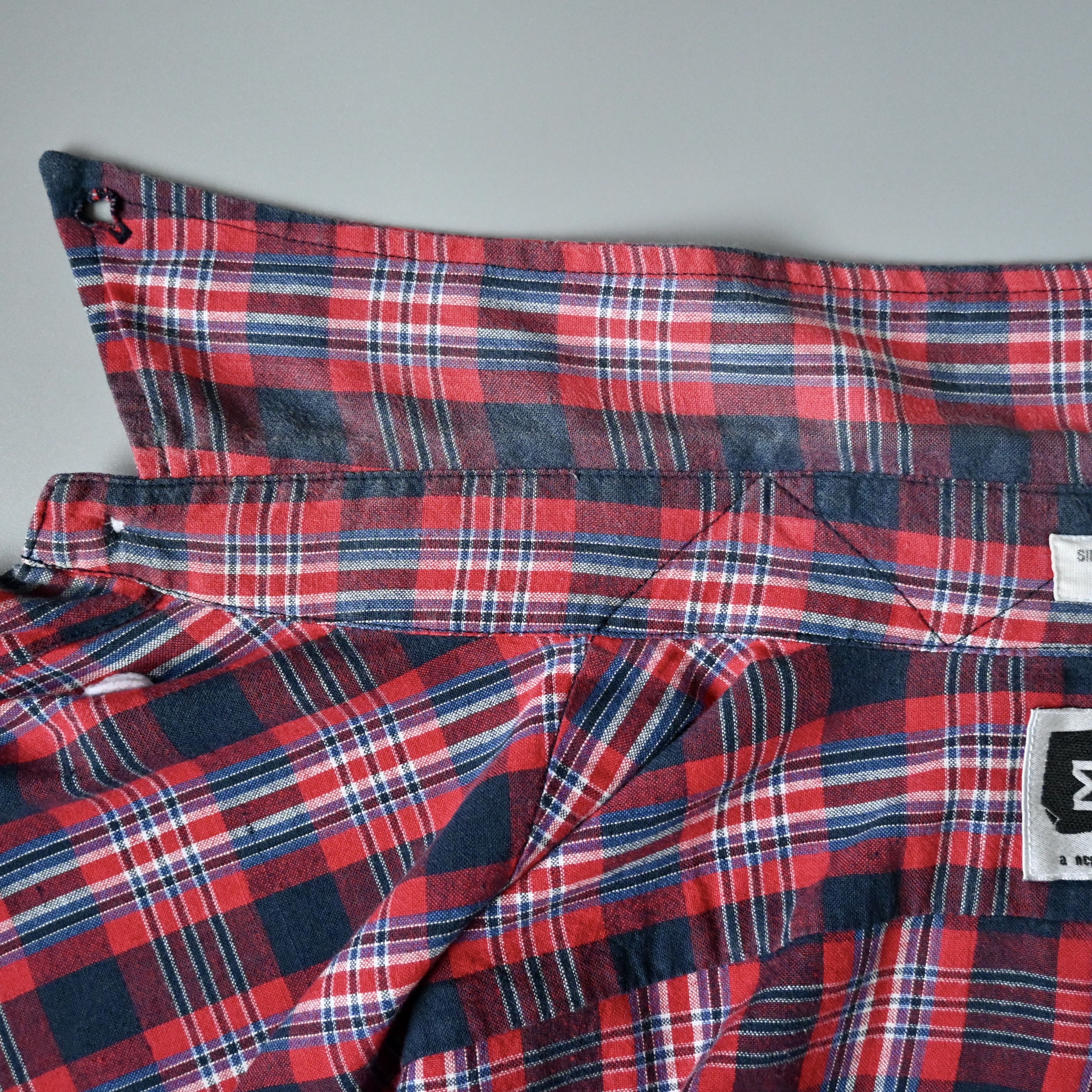 Engineered Garments 2000s ENGINEERED GARMENTS plaid cotton short sleeve BD shirt Size US M / EU 48-50 / 2 - 12 Thumbnail