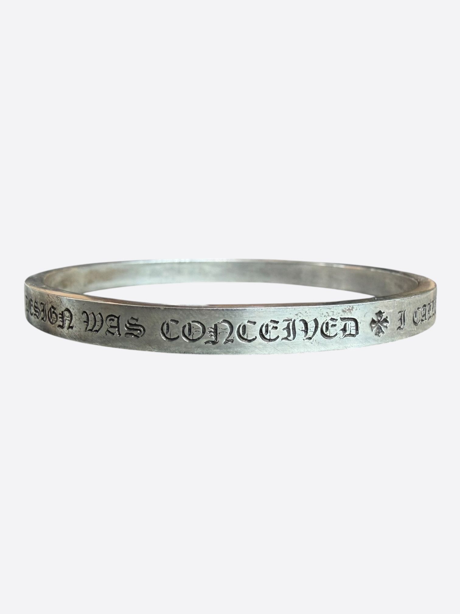 Chrome Hearts Chrome Hearts Silver Spacer Bangle Bracelet Size ONE SIZE - 5 Thumbnail