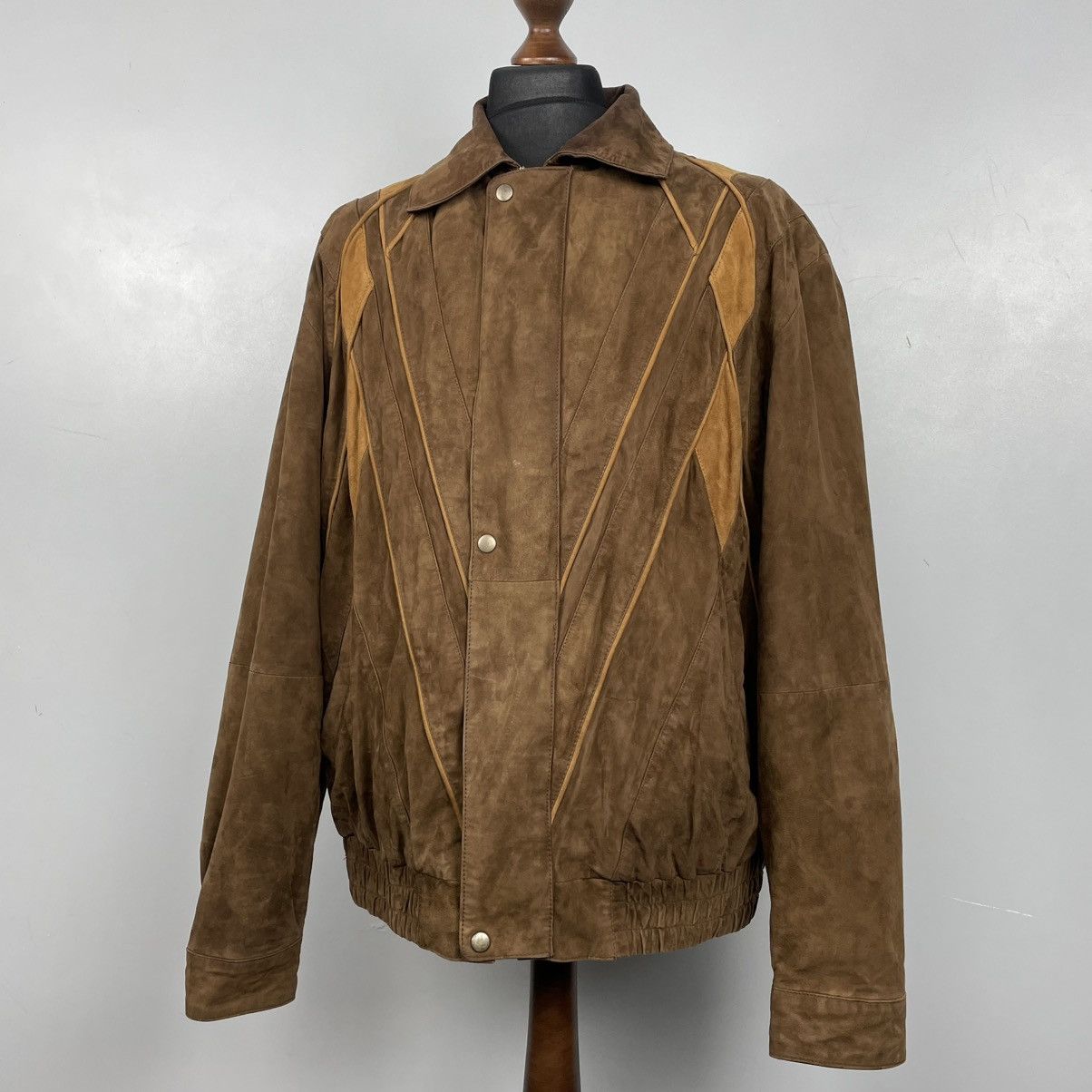 Vintage Vintage Junya Watanabe style Leather Jacket country Size US L / EU 52-54 / 3 - 2 Thumbnail