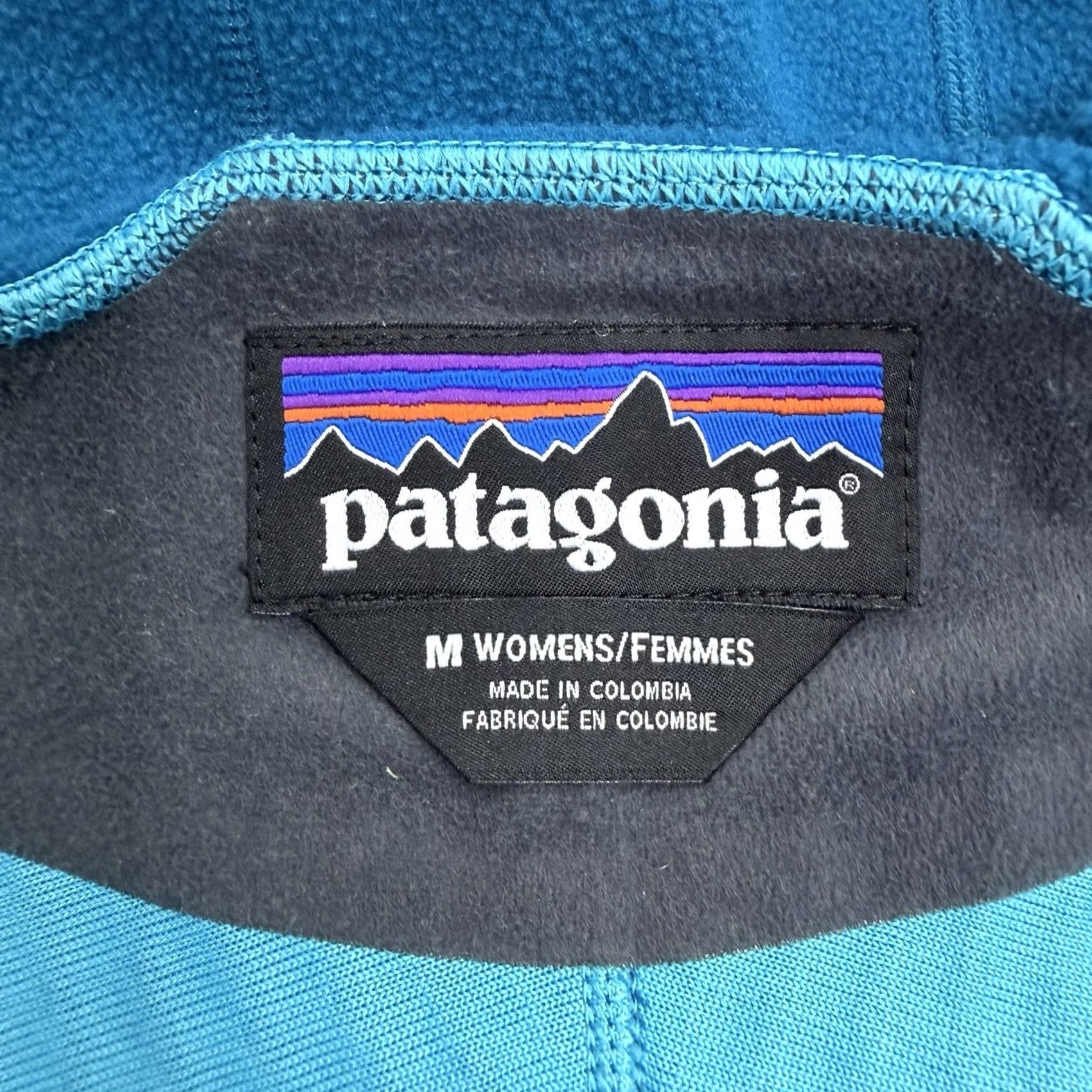 Patagonia Patagonia Jacket Womens Medium Blue Dual Aspect Hoody Full Zip Polartec Power Dry Stretch Hooded Size M / US 6-8 / IT 42-44 - 5 Thumbnail