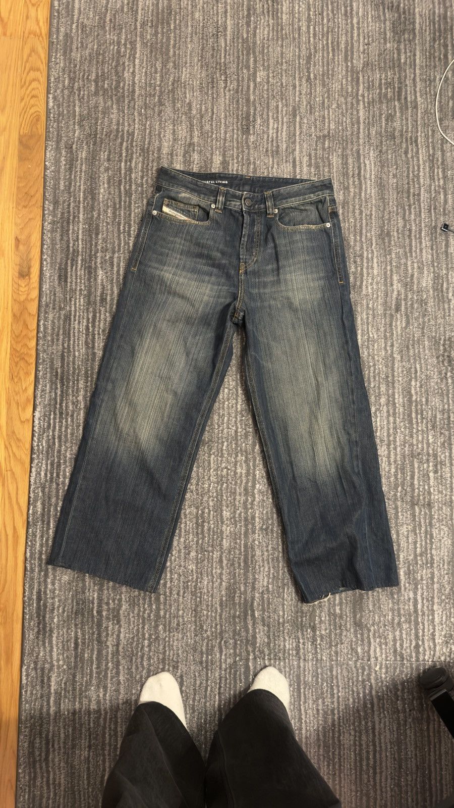 Diesel × Vintage Diesel wide/straight fit Size US 30 / EU 46 - 1 Thumbnail
