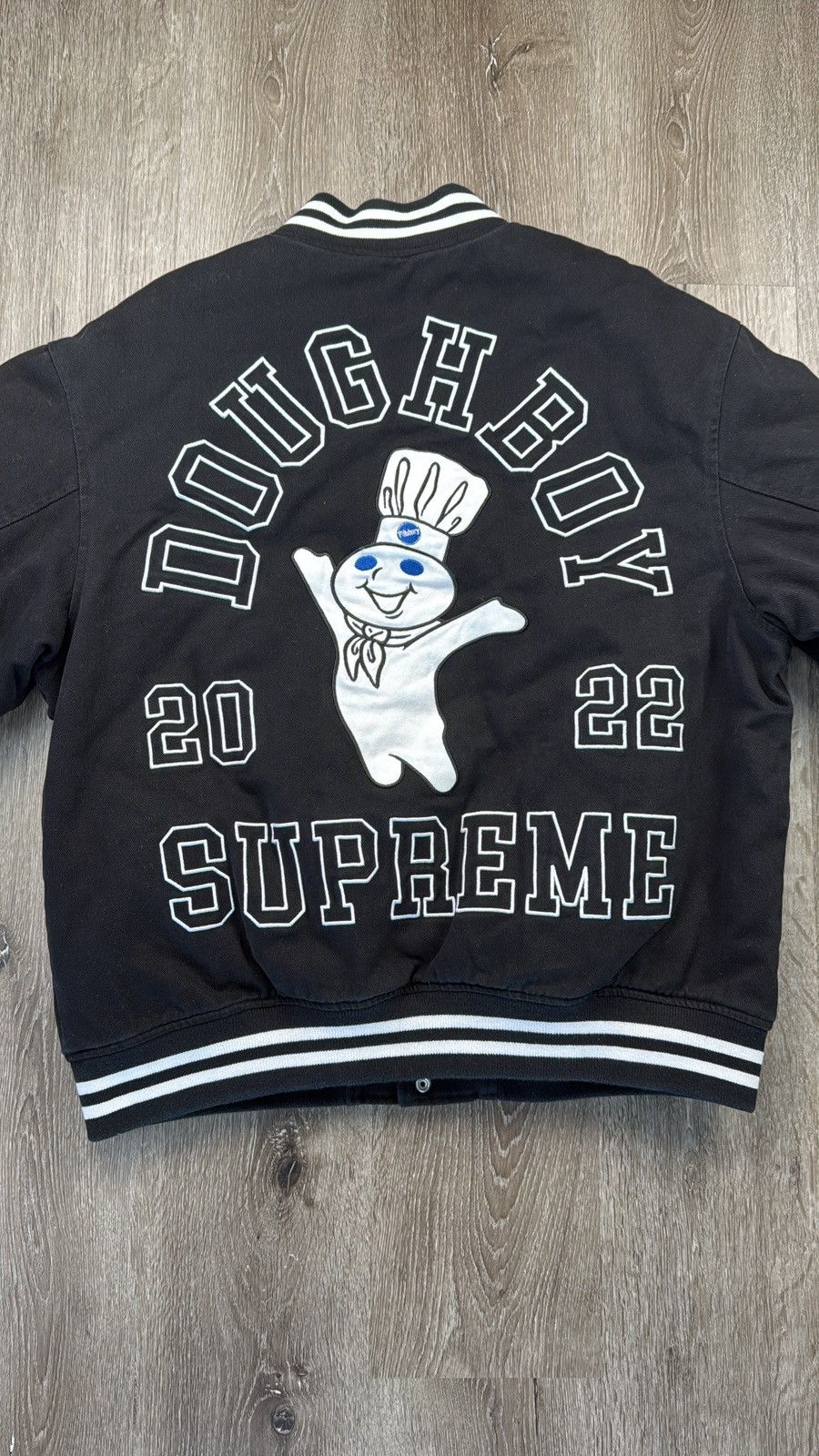 Supreme Supreme Mitchell & Ness “Doughboy” Varsity Jacket (X-Large) Size US XL / EU 56 / 4 - 2 Thumbnail
