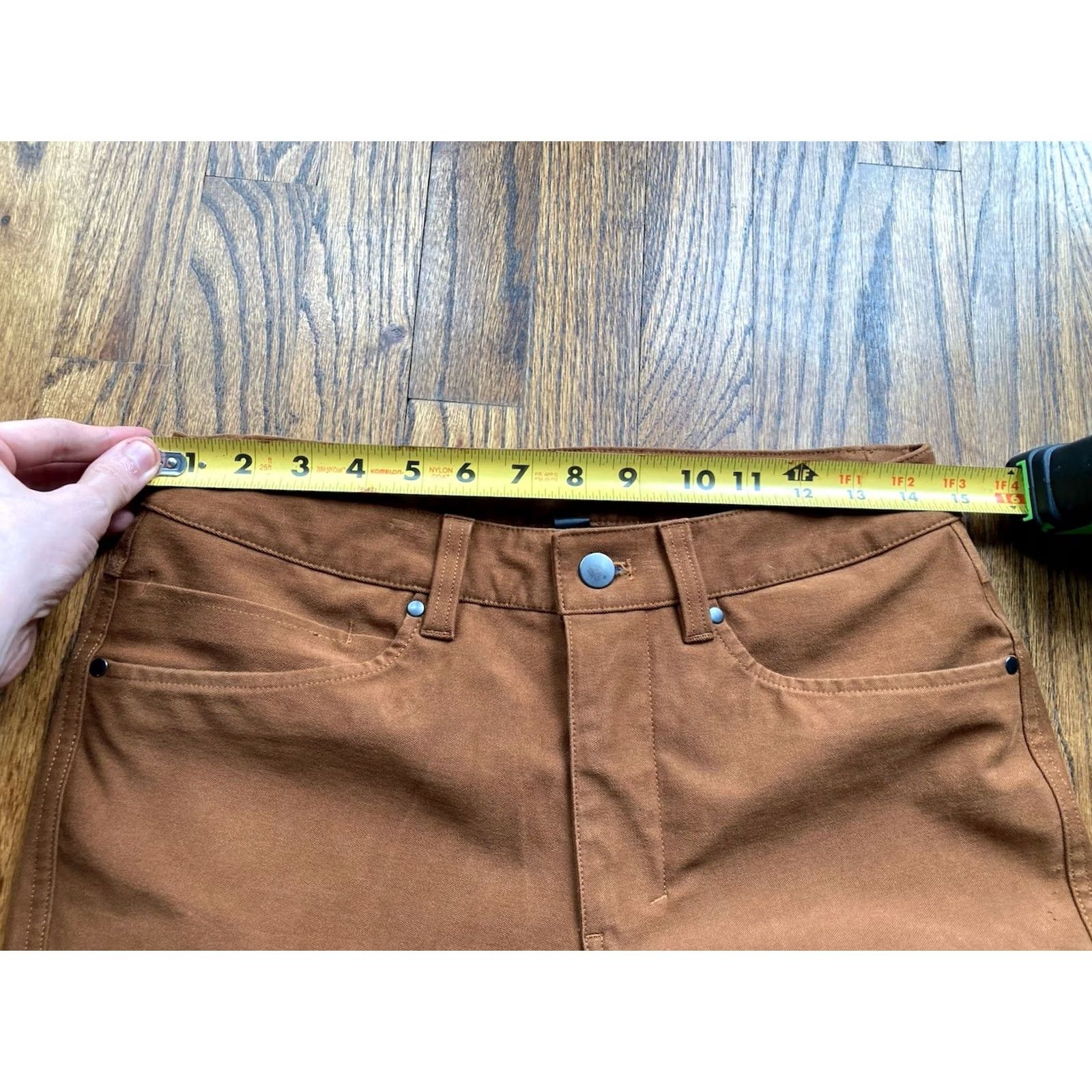Lululemon Lululemon ABC Utilitech 5-Pocket Pant Mens 28x29 Brown Straight - Classic Fit, Flat Front, Button Zip, 5-Pocket Design, City Preppy Sports Size US 28 / EU 44 - 5 Thumbnail