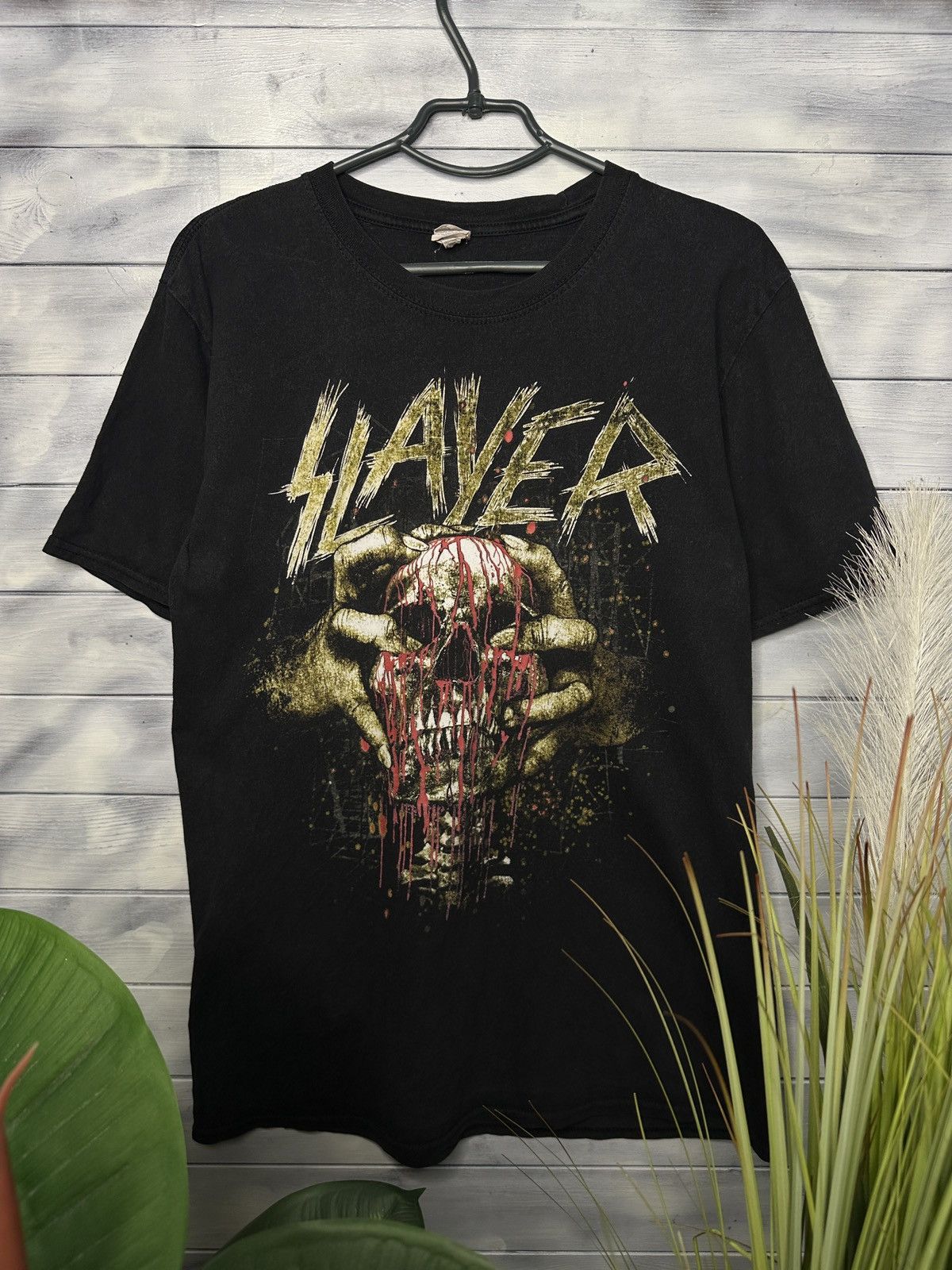 Band Tees Rare Vintage T-Shirt Slayer Bloody Skull Y2K Opium Size US L / EU 52-54 / 3 - 1 Thumbnail