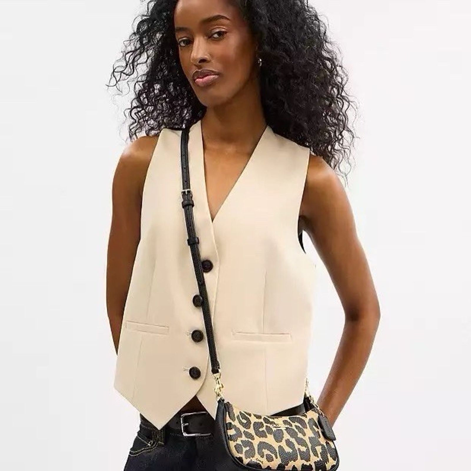 Coach NWT Coach Teri Mini Crossbody Bag Leopard CBG65 Gold/Leopard Size ONE SIZE - 8 Thumbnail
