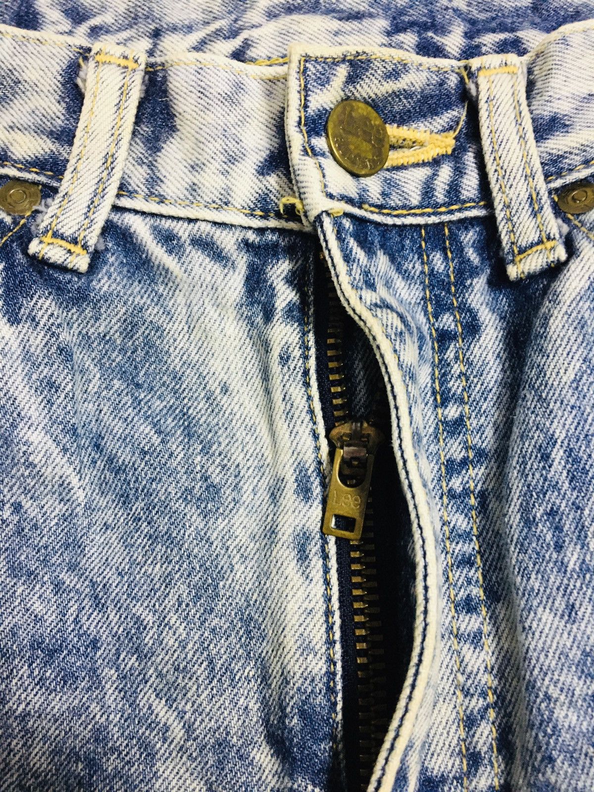 Japanese Brand × Lee Lee Acid Wash Jeans (16) Size US 29 - 10 Thumbnail