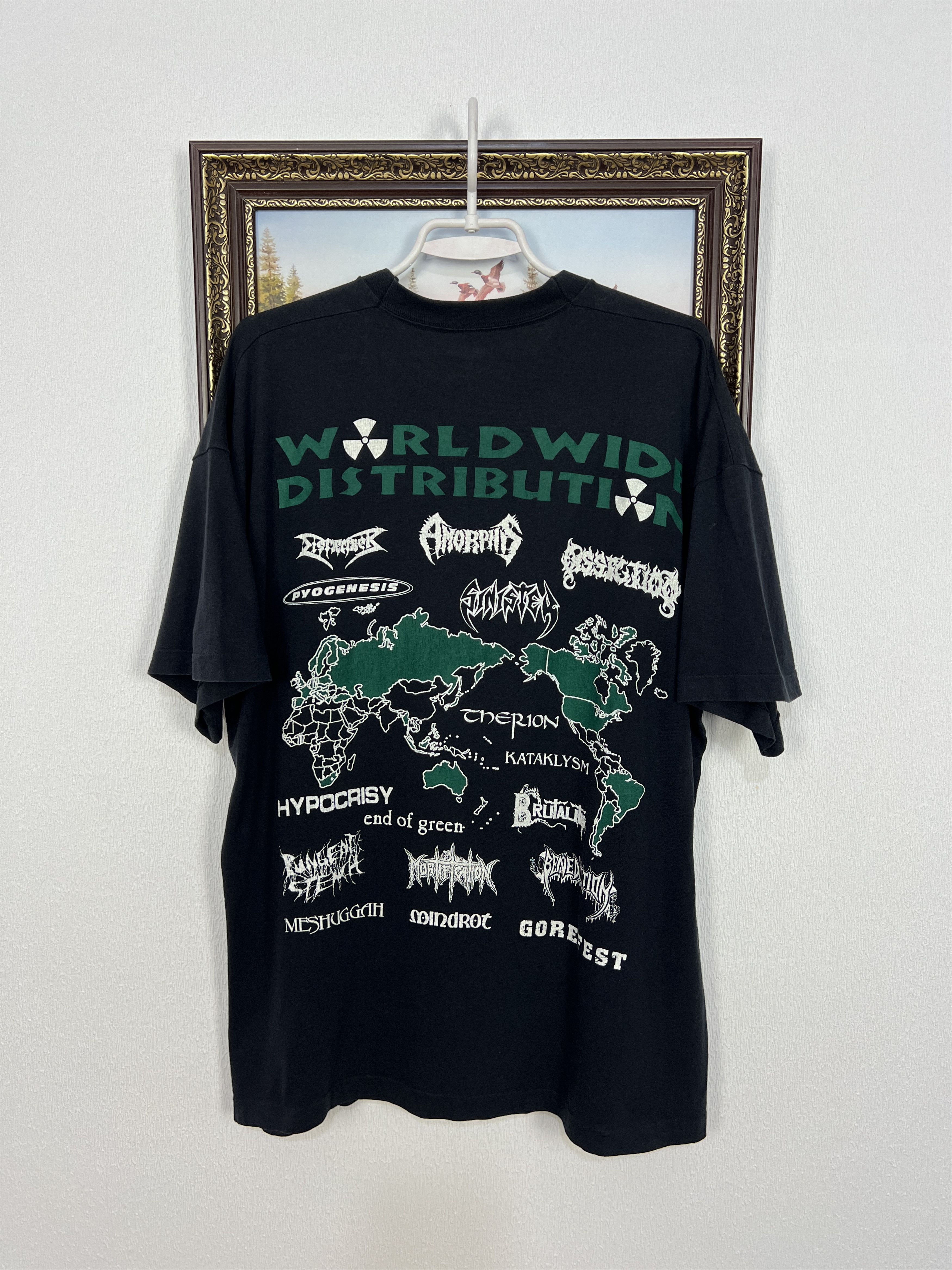 Vintage Vintage 90's Nuclear Blast Shirt Death Black Metal Rare Size US L / EU 52-54 / 3 - 9 Thumbnail