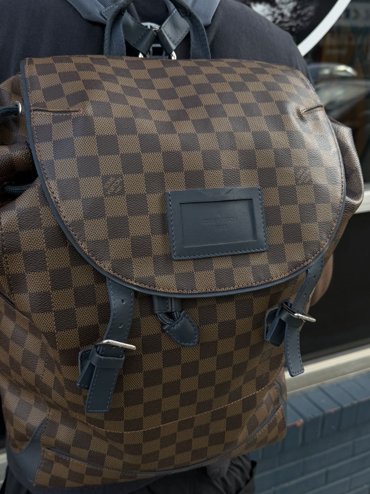 Louis Vuitton Louis Vuitton Damier Ebene Runner Backpack - Size ONE SIZE - 2 Thumbnail