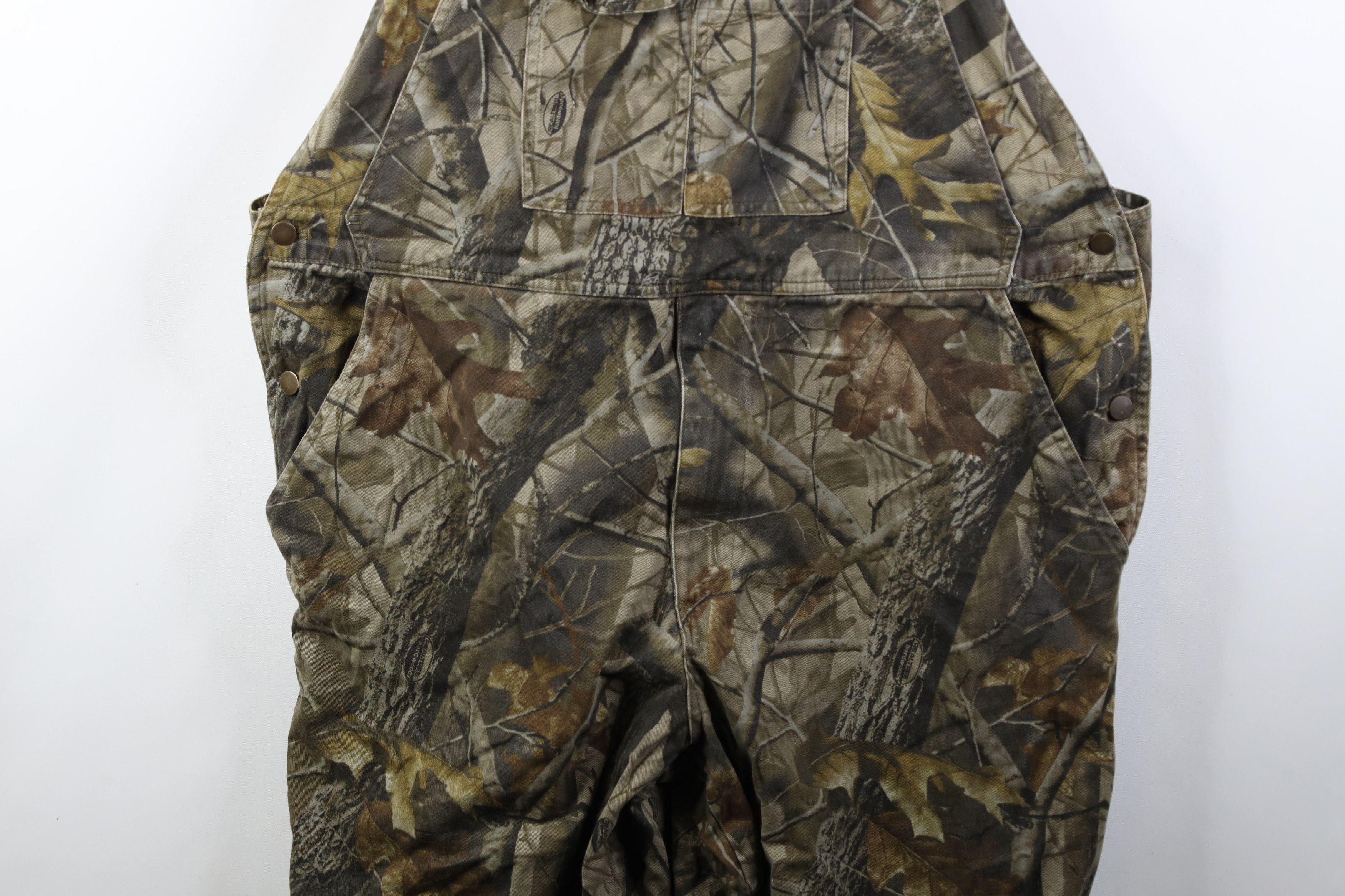 Vintage Vintage Y2K Streetwear Faded Realtree Camouflage Overalls Size US 38 / EU 54 - 3 Thumbnail