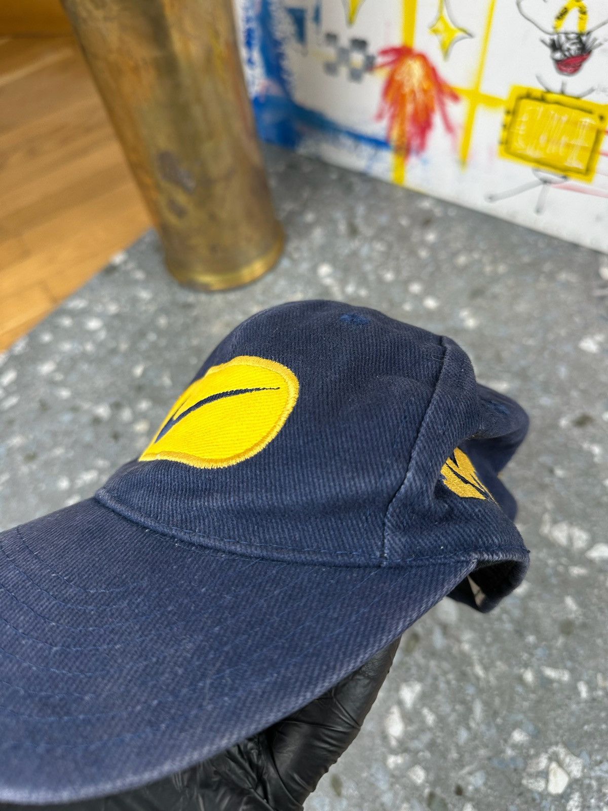 NCAA × Nike × Vintage Nike 90s Vintage Michigan Wolverines Wool Snapback Cap Size ONE SIZE - 11 Thumbnail