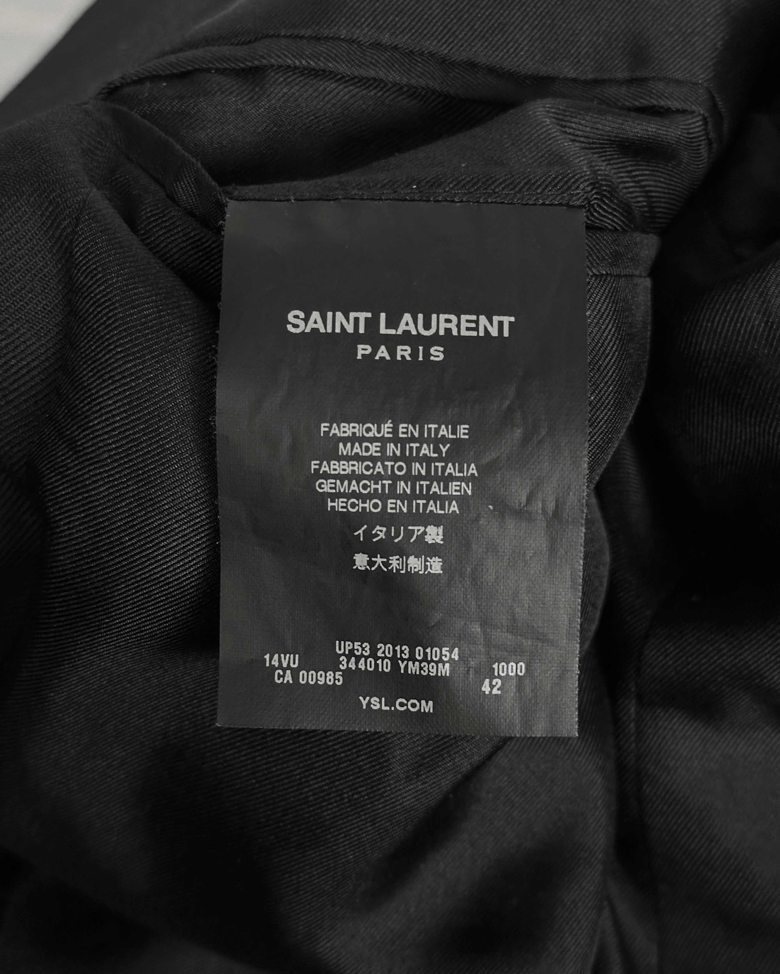 Saint Laurent Paris Saint Laurent Chain Blazer Size US S / EU 44-46 / 1 - 8 Thumbnail