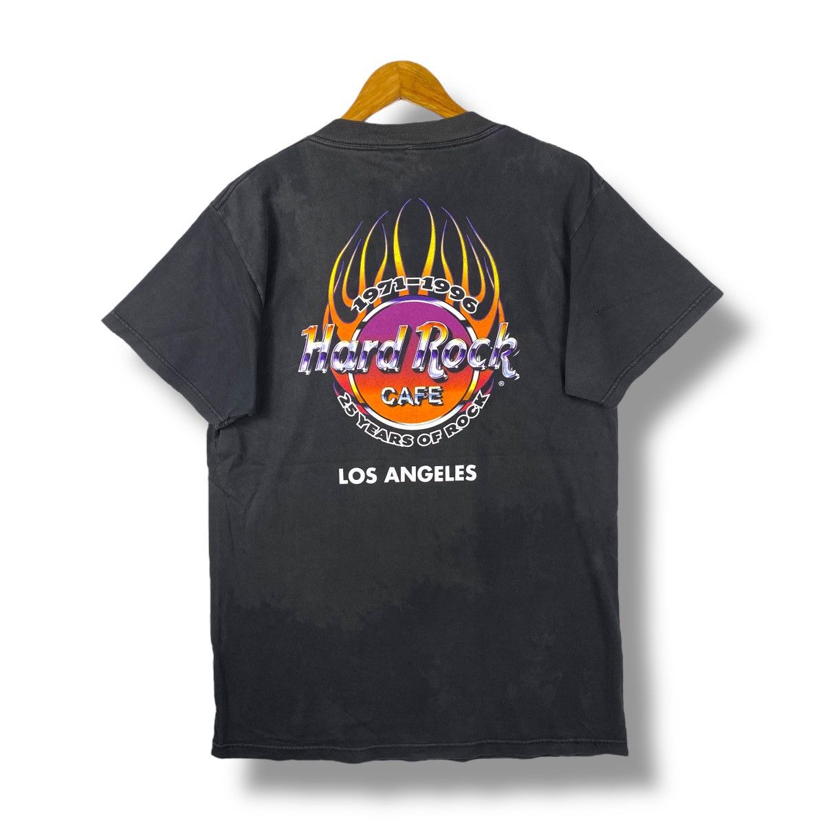 Hard Rock Cafe × Vintage Vintage 90's HARD ROCK CAFE Los Angeles Graphic Faded Tee Size US M / EU 48-50 / 2 - 1 Thumbnail