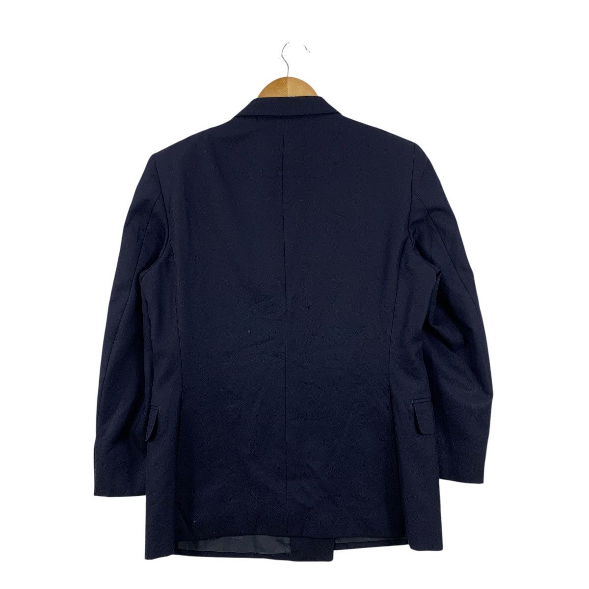 Burberry Vintage 90s BURBERRYS LONDON Tasmania Wool Plain Wool Coat Size US M / EU 48-50 / 2 - 2 Thumbnail