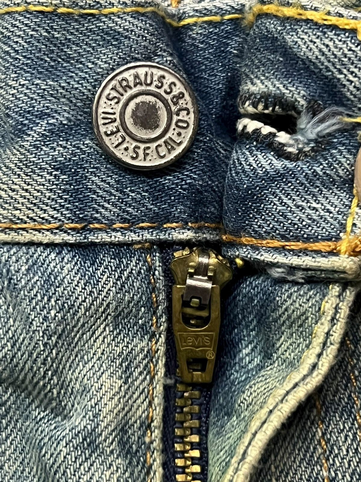 Levi's Vintage Levi’s 508 - Faded Wash, Distressed Denim Size US 40 / EU 56 - 10 Thumbnail