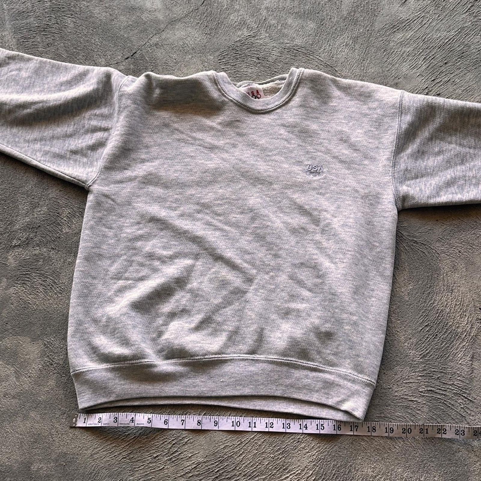 Carhartt Grey vintage 90s Olympics crewneck sweatshirt Size US M / EU 48-50 / 2 - 7 Thumbnail