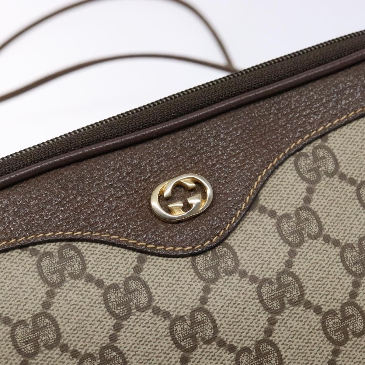 Gucci GUCCI GG Supreme Shoulder Bag Pvc Beige Gold 156 02 068 Size ONE SIZE - 14 Thumbnail