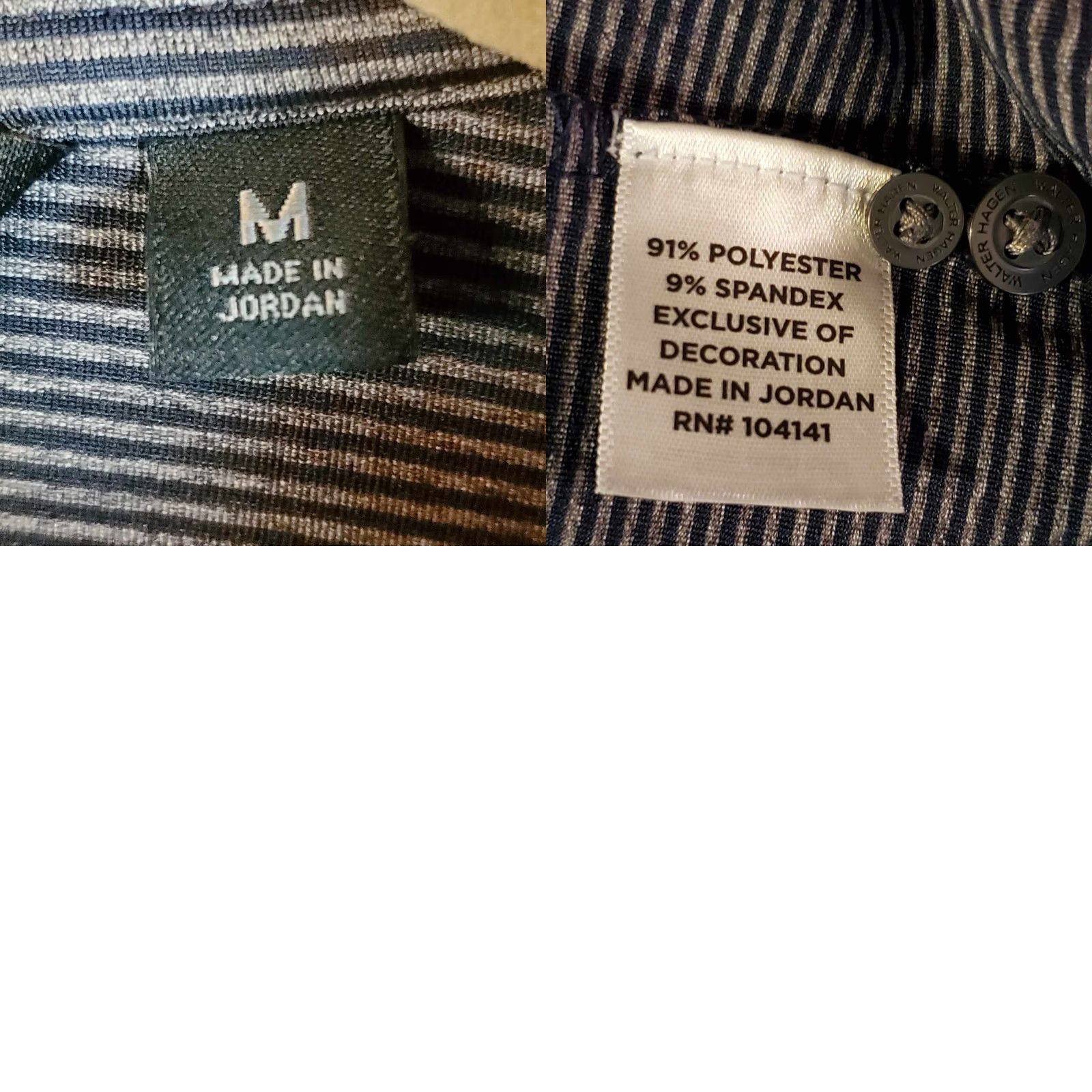 Vintage Walter Hagen Polo Shirt Mens Dark Gray Essentials Performance Long Sleeve Size M Size US M / EU 48-50 / 2 - 8 Thumbnail