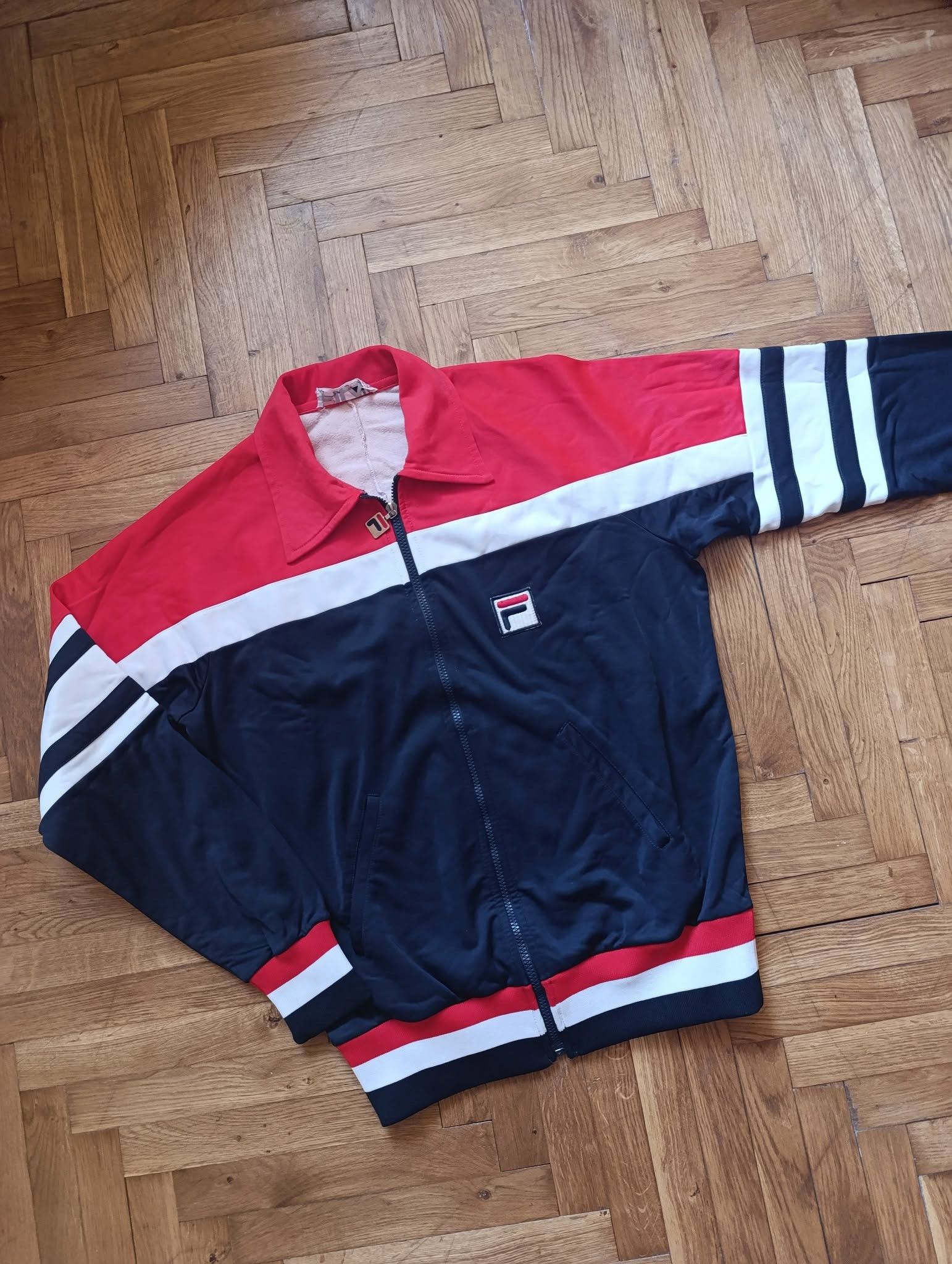 Fila Fila Guillermo Vilas Vintage Tracktop 80s Rare Made in Italy Size US M / EU 48-50 / 2 - 3 Thumbnail