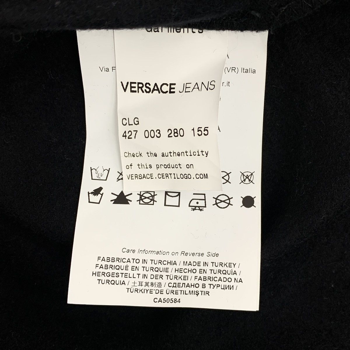 Versace Versace Logo Letter Printed Long Sleeve Sweatshirt K26WX Size US L / EU 52-54 / 3 - 7 Thumbnail